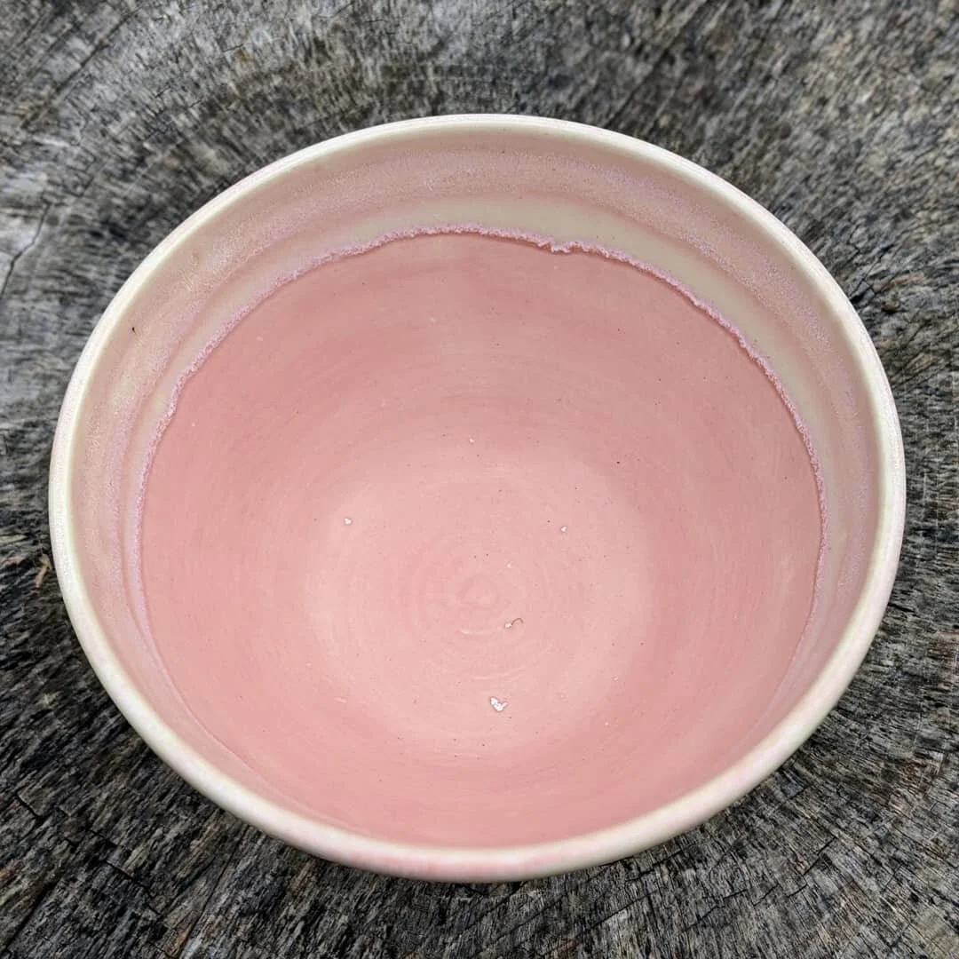 *Sold* Pretty in pink ramen/cereal bowl