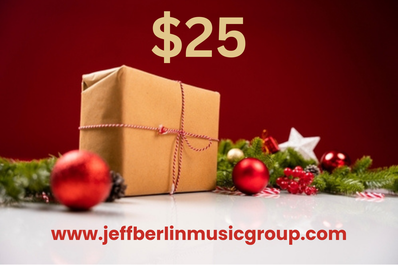 $25 HOLIDAY GIFT CARD