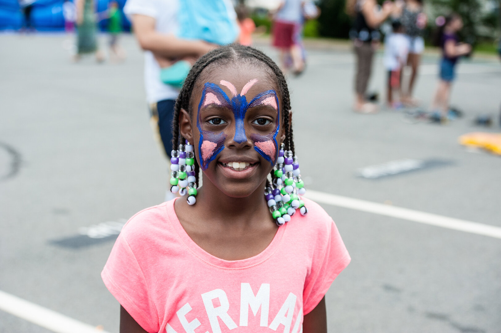  Face painting is just one fun part of community events at Ashburn Meadows. 