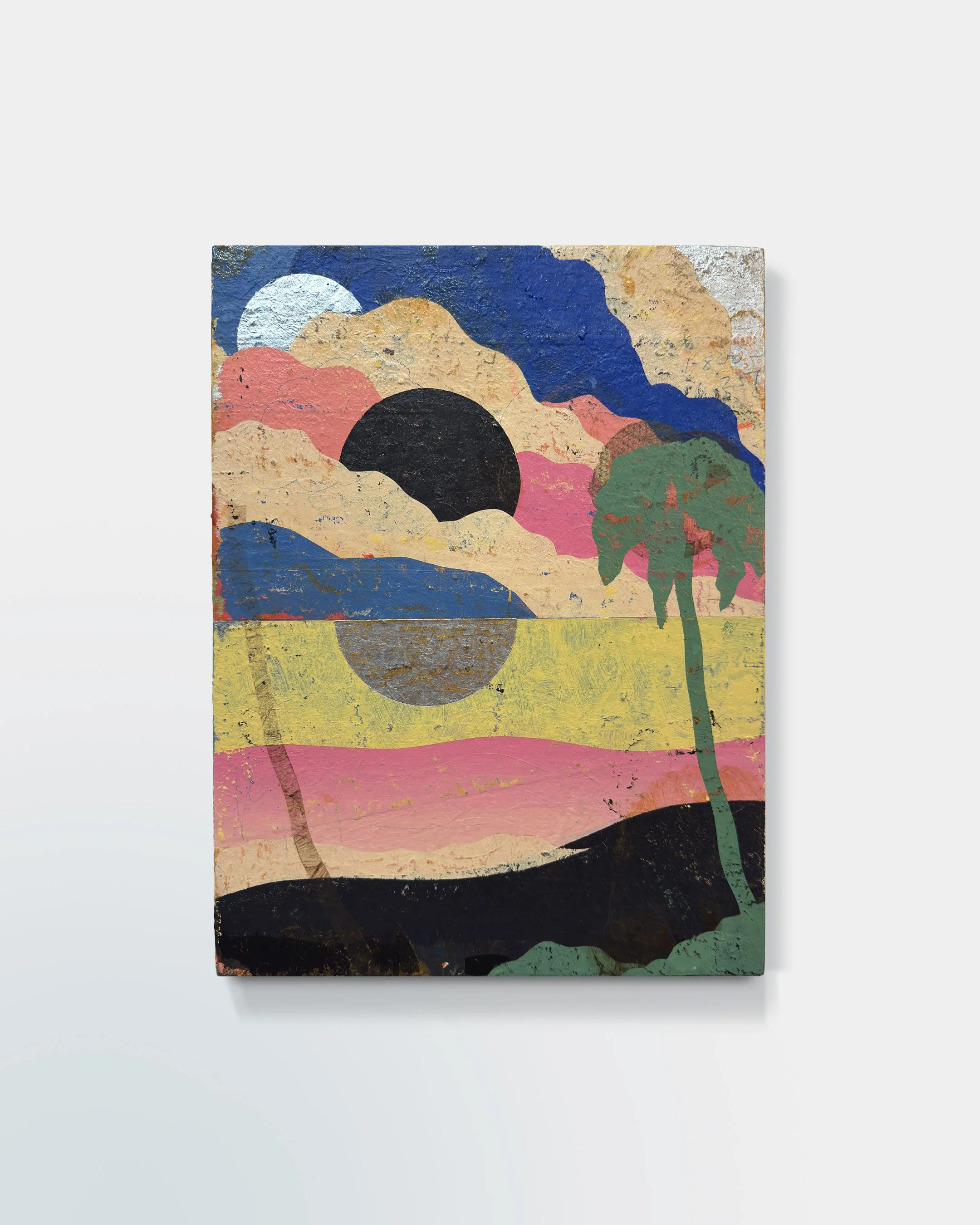  Plumes Azul  2026 
Acrylic on linen, 16 x 12 in.