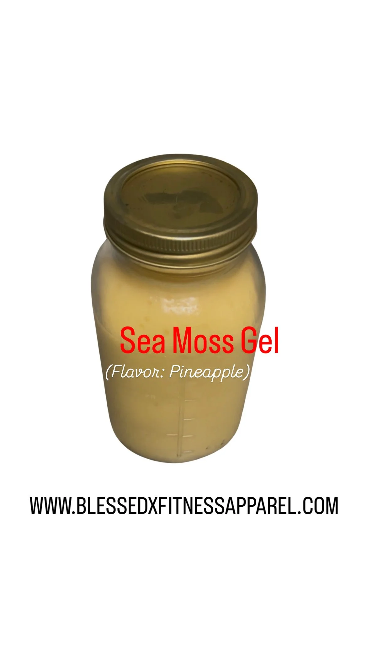 Sea Moss Gel (Pineapple) 28oz