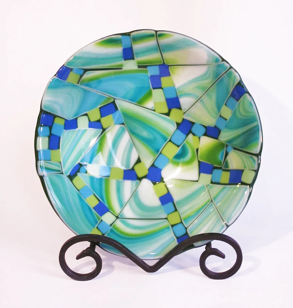 Green and Teal Mosaic Bowl 2.jpg