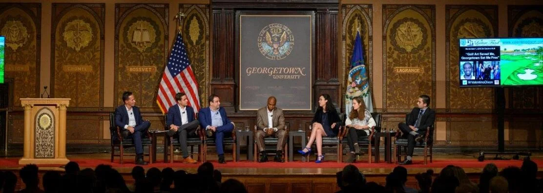 NBC4 Washington: Man Reunites With Georgetown Students Whose Work Helped Him Get Out of Prison