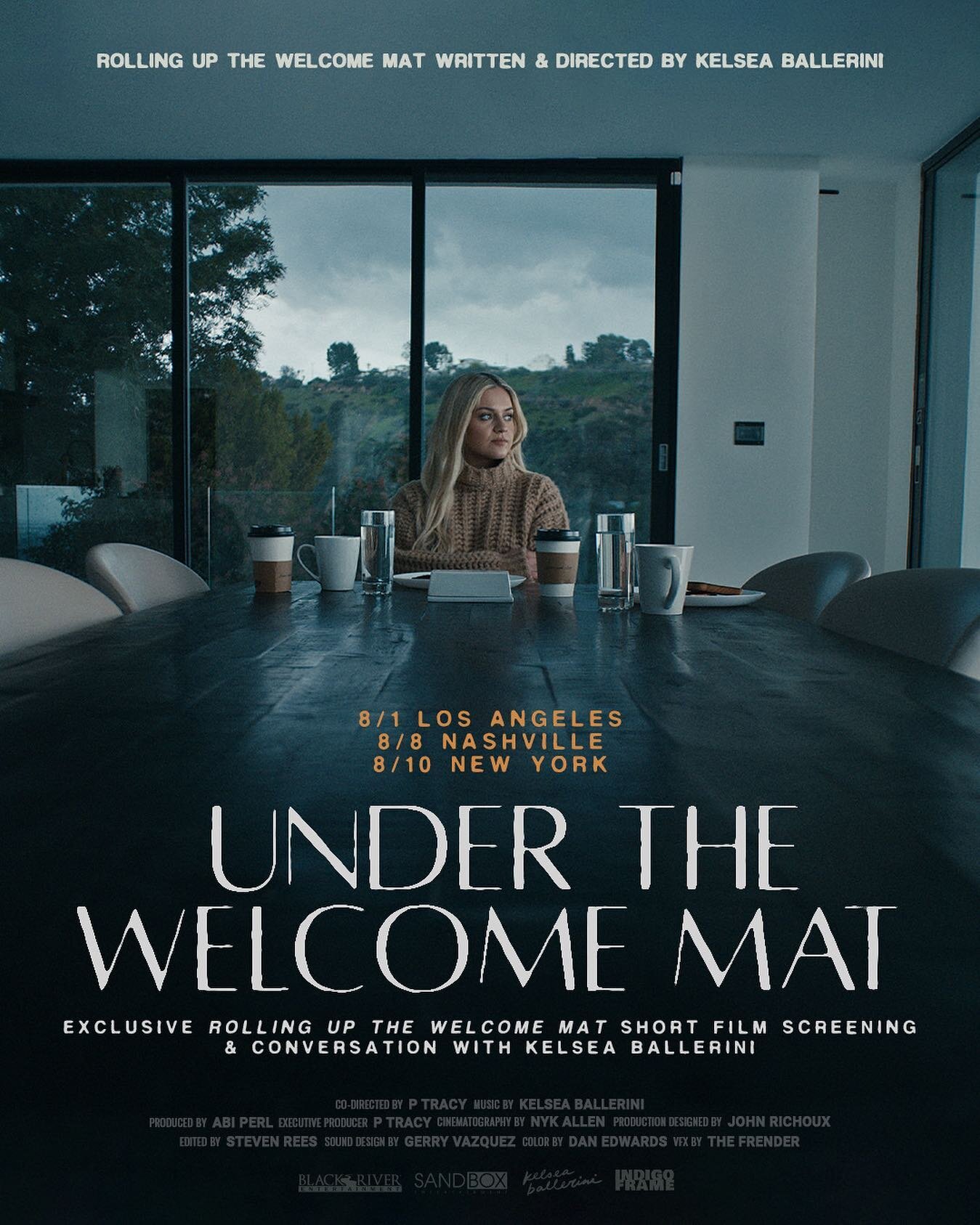 Join @kelseaballerini for Under The Welcome Mat: an exclusive Rolling Up the Welcome Mat short film screening and conversation ❤️&zwj;🩹 Tickets are available tomorrow at 11AM local time, and fan club will have early access at 10:30AM local time.

8/