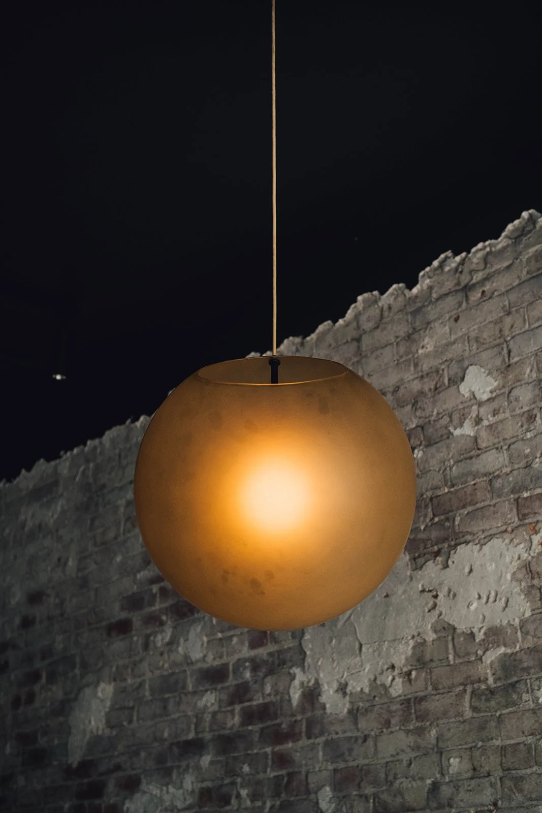  The main fixture from Studio Botte's Faro collection, crafted from repurposed Expo 67 street lamps. 