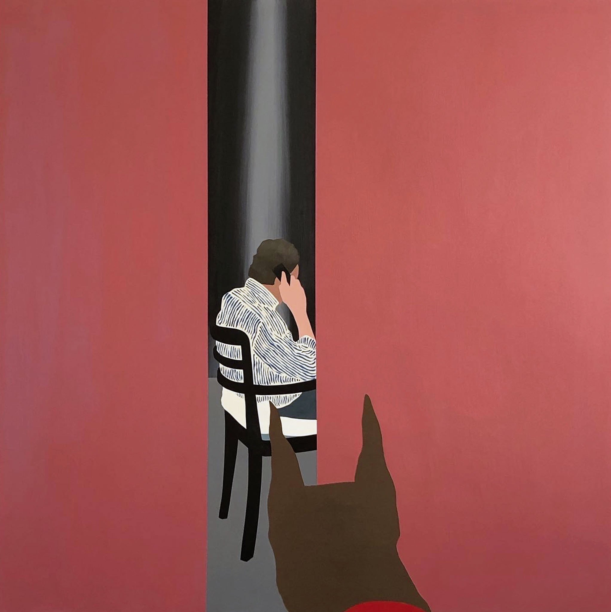 3.Man and his dog by Dan Climan.jpg