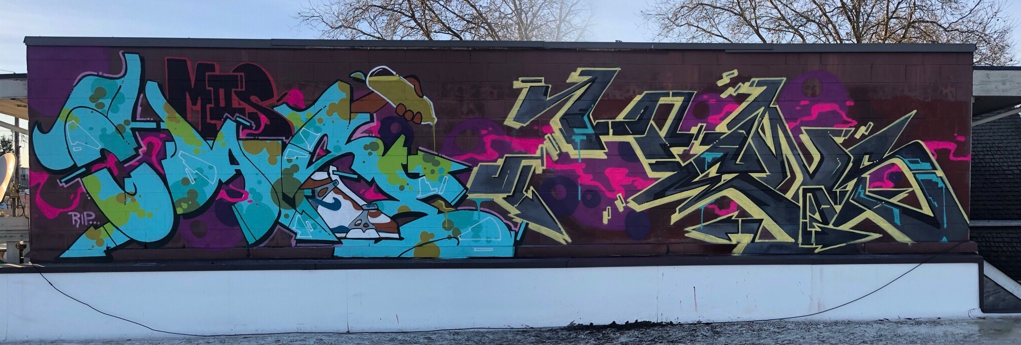 East Wall Graffiti Mural