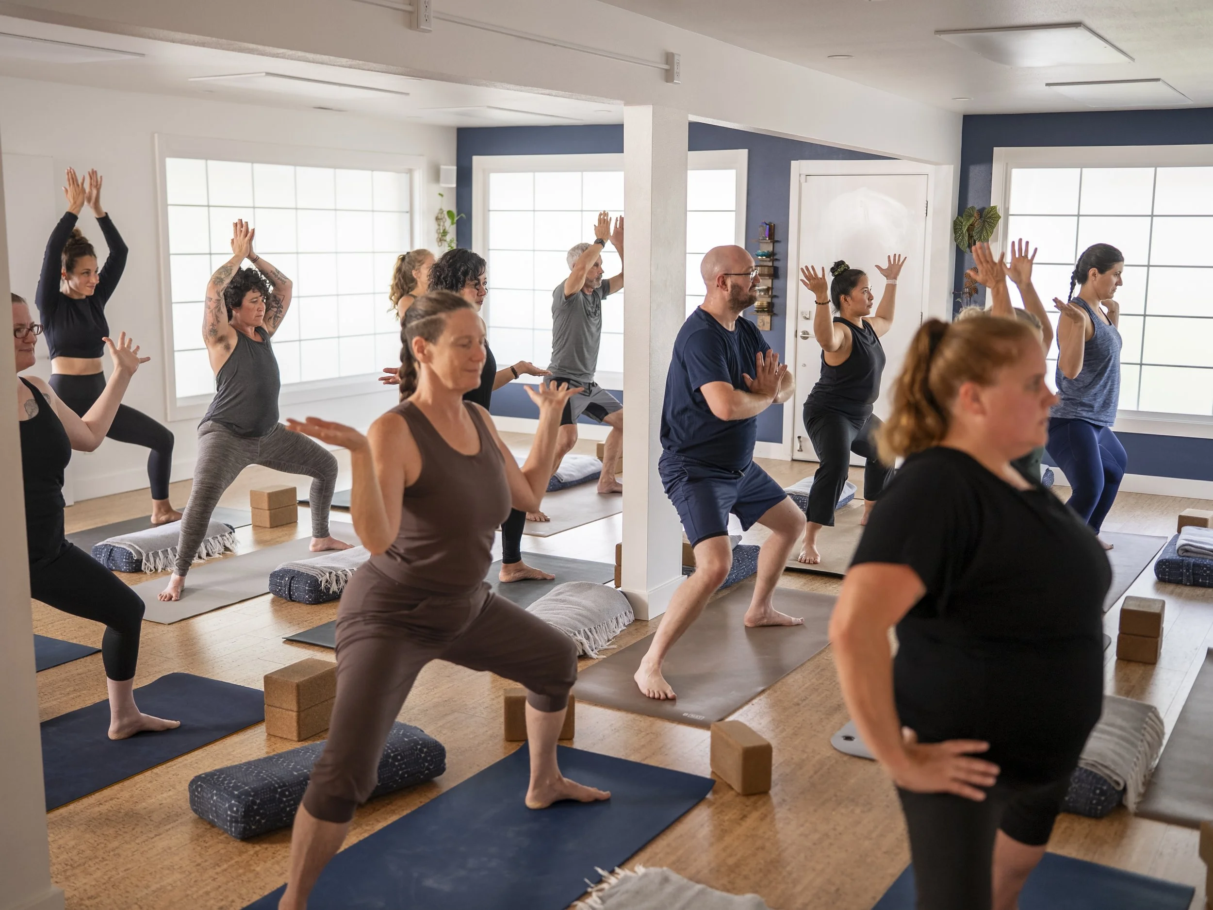 corporate yoga event