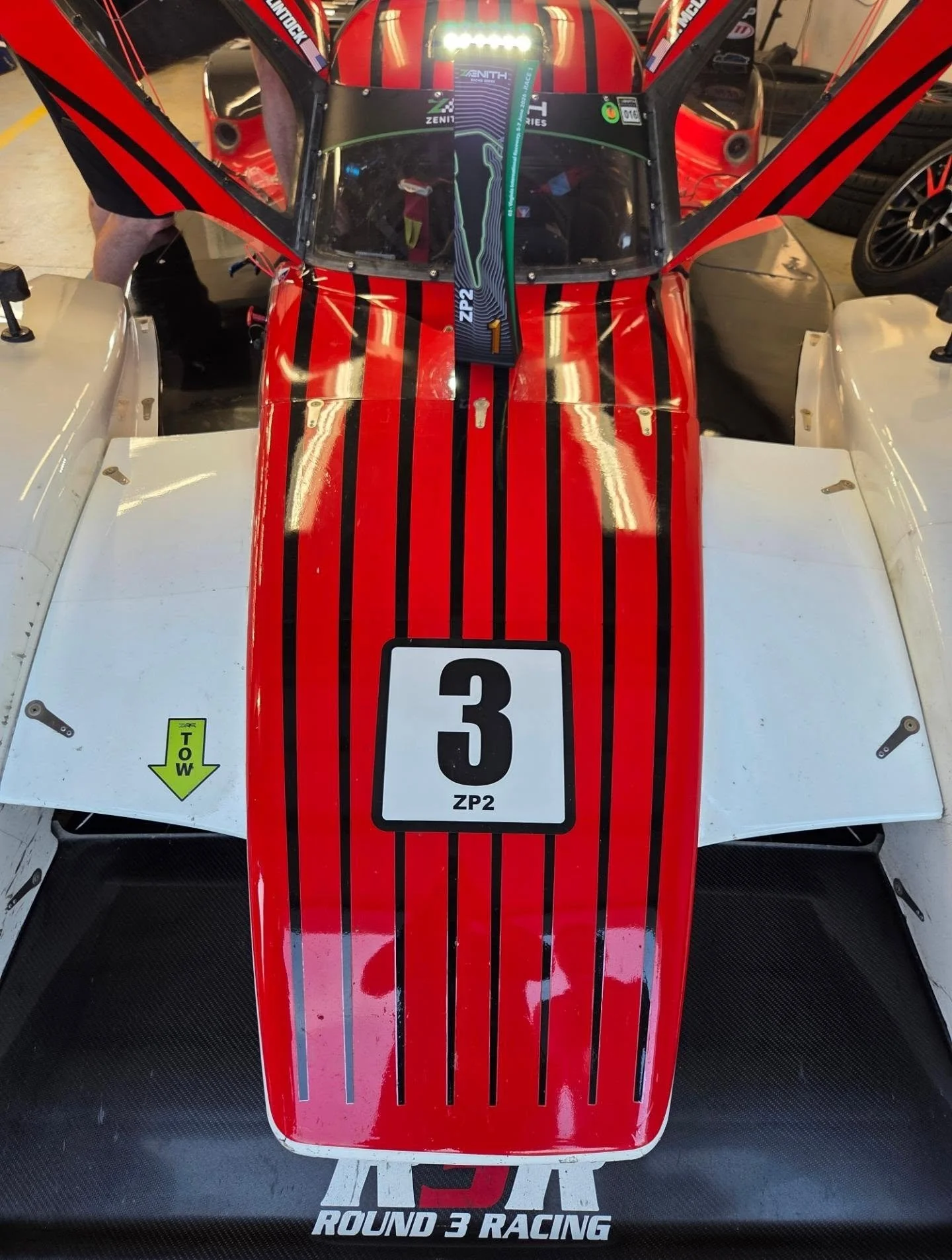 Winner! 
Our red #3 team of @jonm_motorsports @ognycview and @victorbcouto took victory in race 1 of the @zenith_racingseries weekend at @virnow 

Super clean drive gentlemen! 

@sabeltamerica
