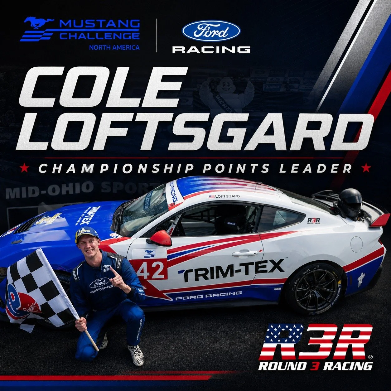 Cole Loftsgard and R3R take the Championship points battle to Watkins Glen next week. With 4 wins in 6 races, Cole leads the Dark Horse championship by 90 points, but friendly rival Devin Anderson is hot on his heels.

A problem with the car at Mid-O