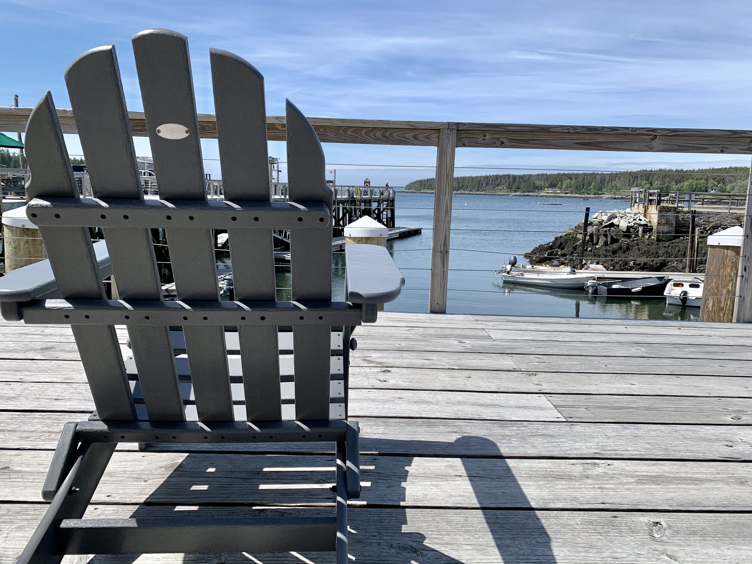 Adirondack Chair on the Dock