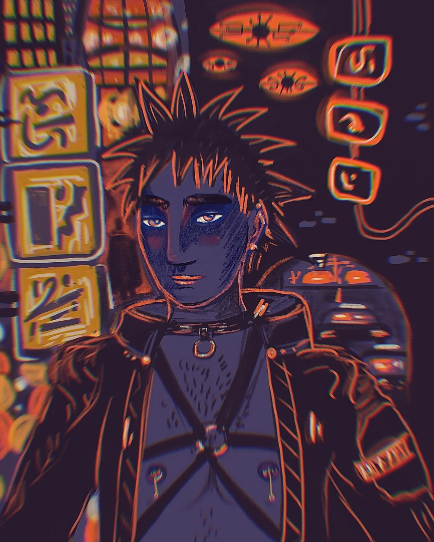 @___k__l__e___  and I drew the most fun thing I&rsquo;ve made in a while 👾🚀
