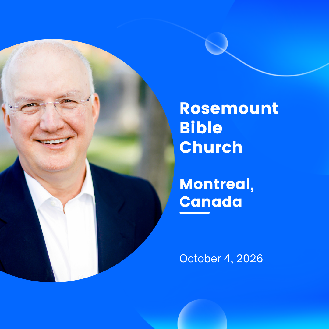 SUNDAY MESSAGE - ROSEMOUNT BIBLE CHURCH - MONTREAL, CANADA