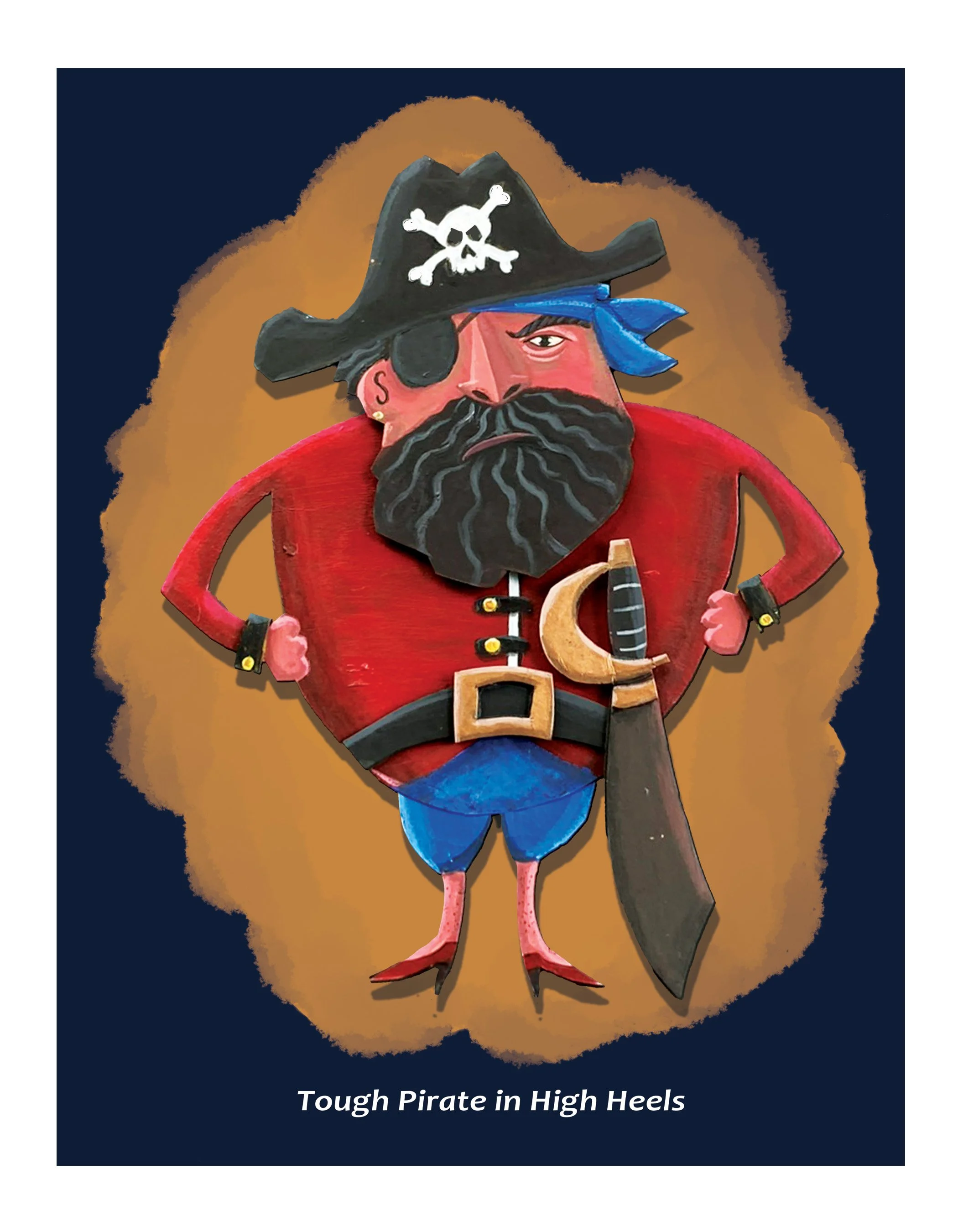 Tough Pirate in High heels