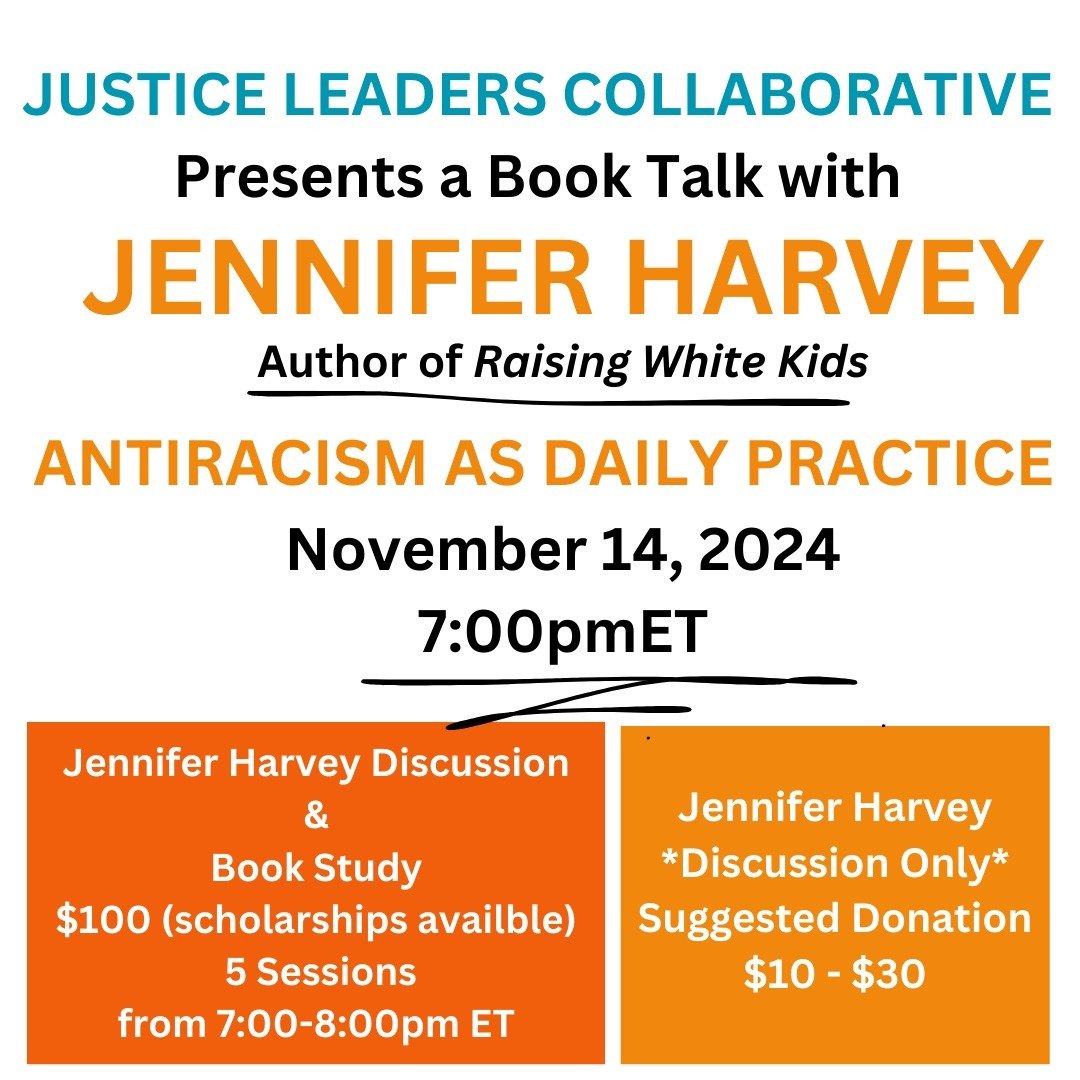 Are you looking for something you can DO as we process our grief at the results of the presidential election? 

Join us this Thursday, November 14 as we talk with NY Times bestselling author, @drjenharvey Jennifer Harvey, about her new book &quot;Ant