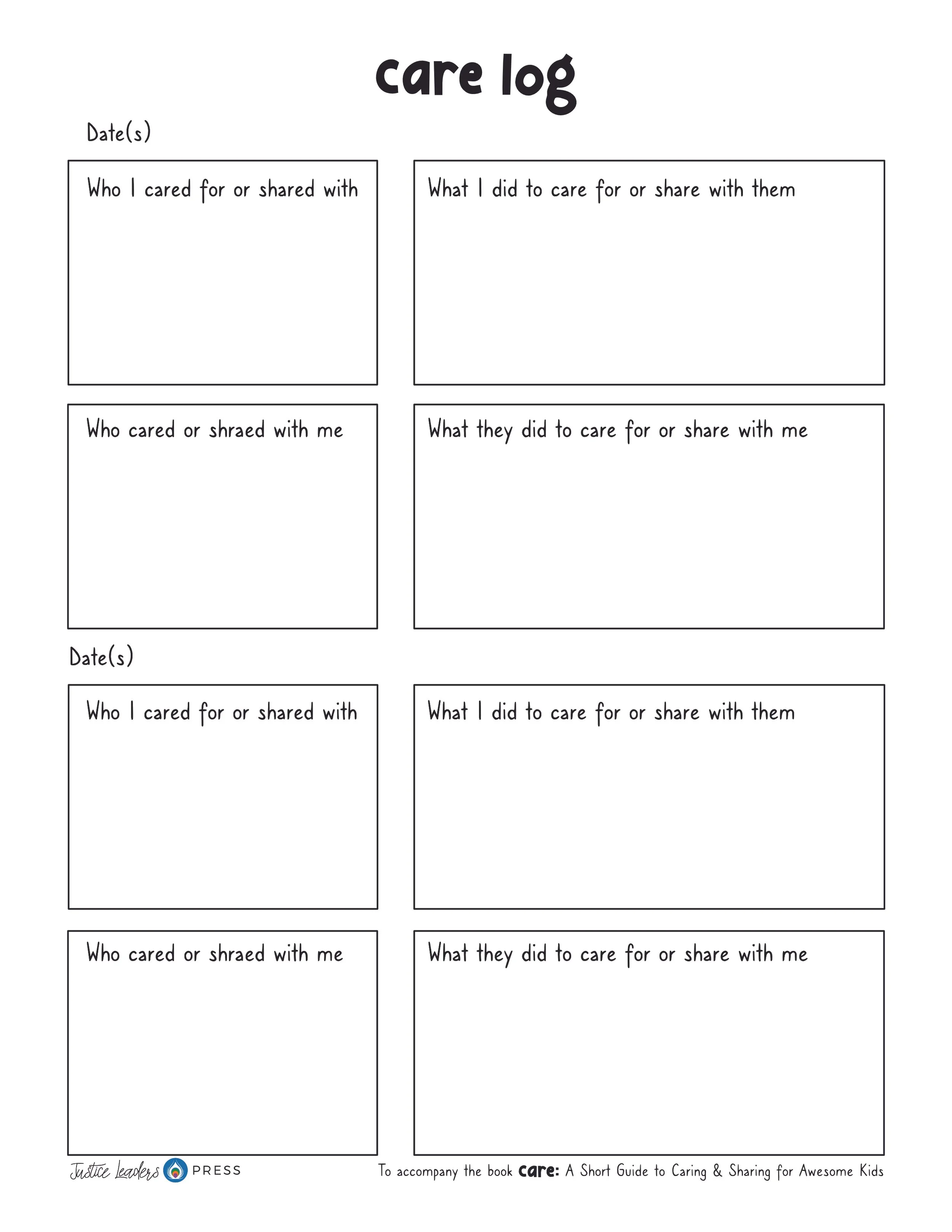 Care: A Short Guide to Caring & Sharing-FREE DOWNLOAD