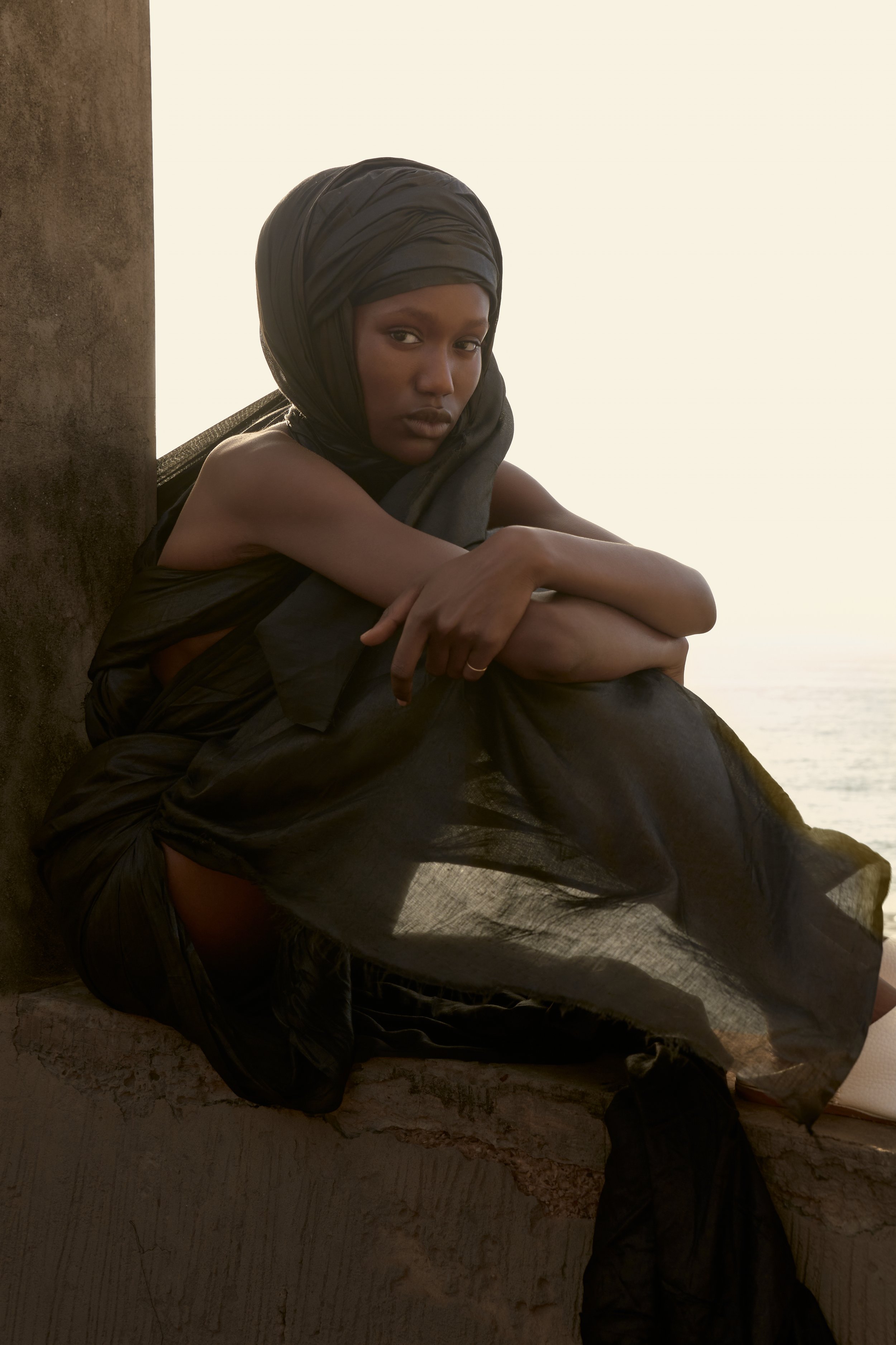 Model Fatou Diawara shot by Quentin MKA for FAD - MULFE SERIES PART I
