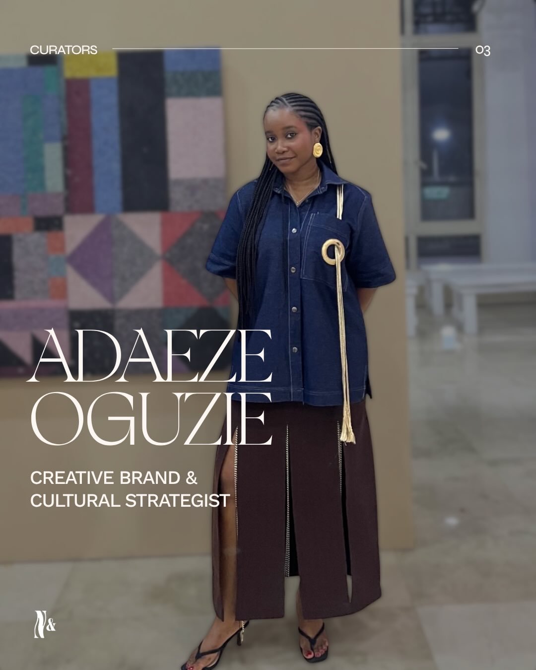 [CURATORS] Adaeze Oguzie (@adaeze.og) is a creative brand and cultural strategist based in Lagos. 

As Project Director at Style House Files | Lagos Fashion Week, co-founder of ILE ENYO (@ile.enyo), a creative management house for visual artists and 