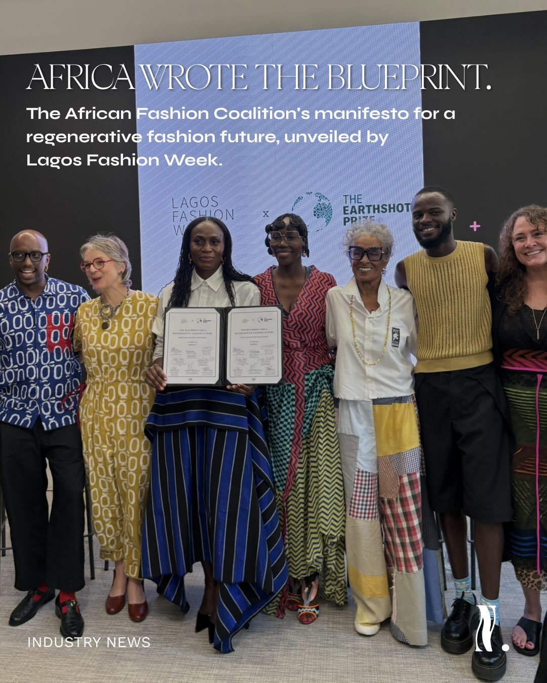 [NEWS] Looking back at The Blueprint for a Regenerative Fashion Future launch, as the manifesto is presented on the continent today at TWYG&rsquo;s Africa Textile Talks (@africatextiletalks) in Cape Town.

Lagos Fashion Week (@lagosfashionweekofficia
