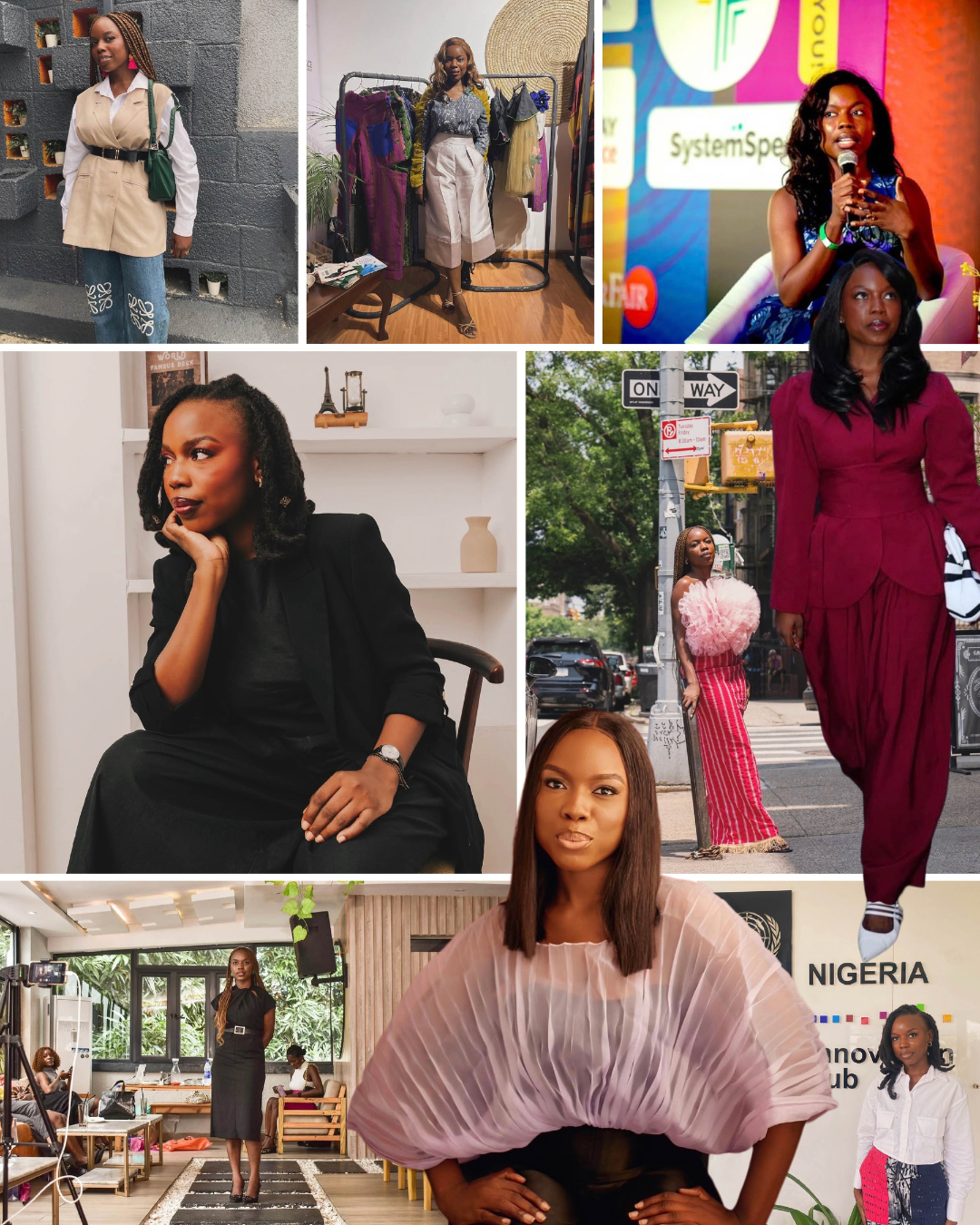 NDAANE CURATORS Collage Cover Rhoda Aguonigho Ogbeide, founder LHAUDE Africa