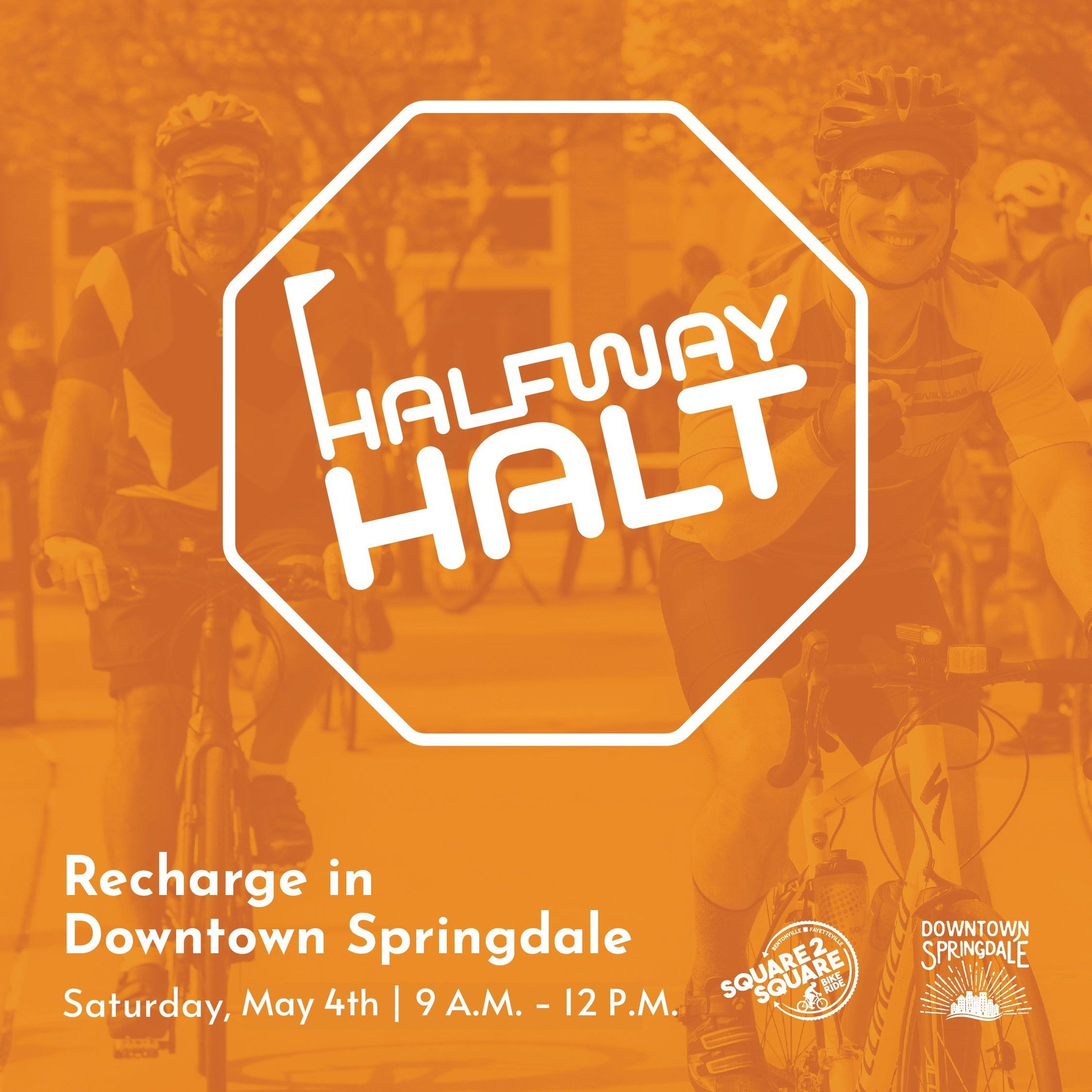 Whether you're on the Square 2 Square bike ride or just looking for a good time, join us for some serious fun at Halfway Halt! 🚴🍻

Sip on delicious brews from Social Project Brewing Co. and Black Apple Hard Cider, take a breather at Turnbow Park, a