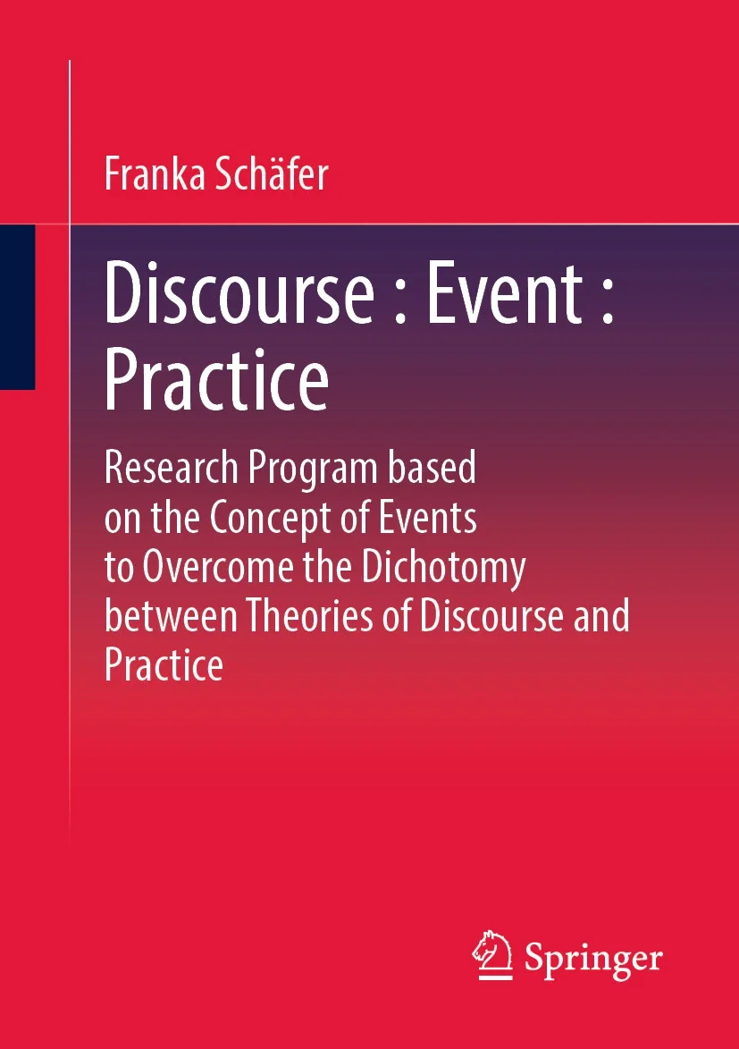 Review: Franka Schäfer, ‘Discourse: Event: Practice. Research Program based on the Concept of Events to Overcome the Dichotomy between Theories of Discourse and Practice