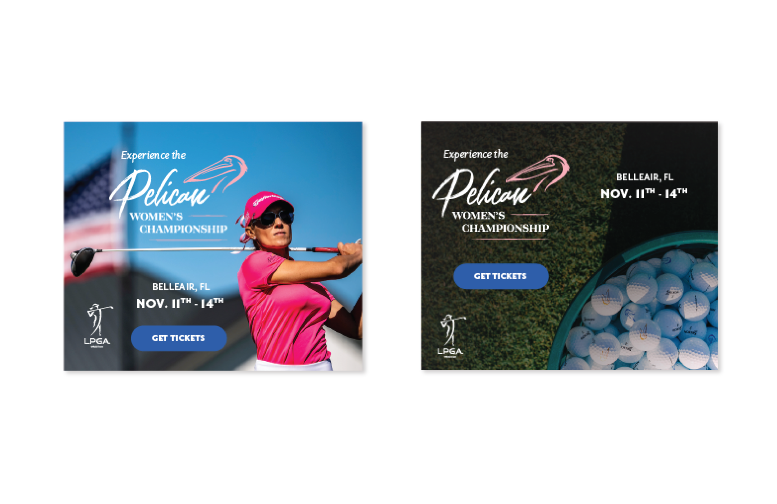  Pelican Women's Championship online banner advertisements. 