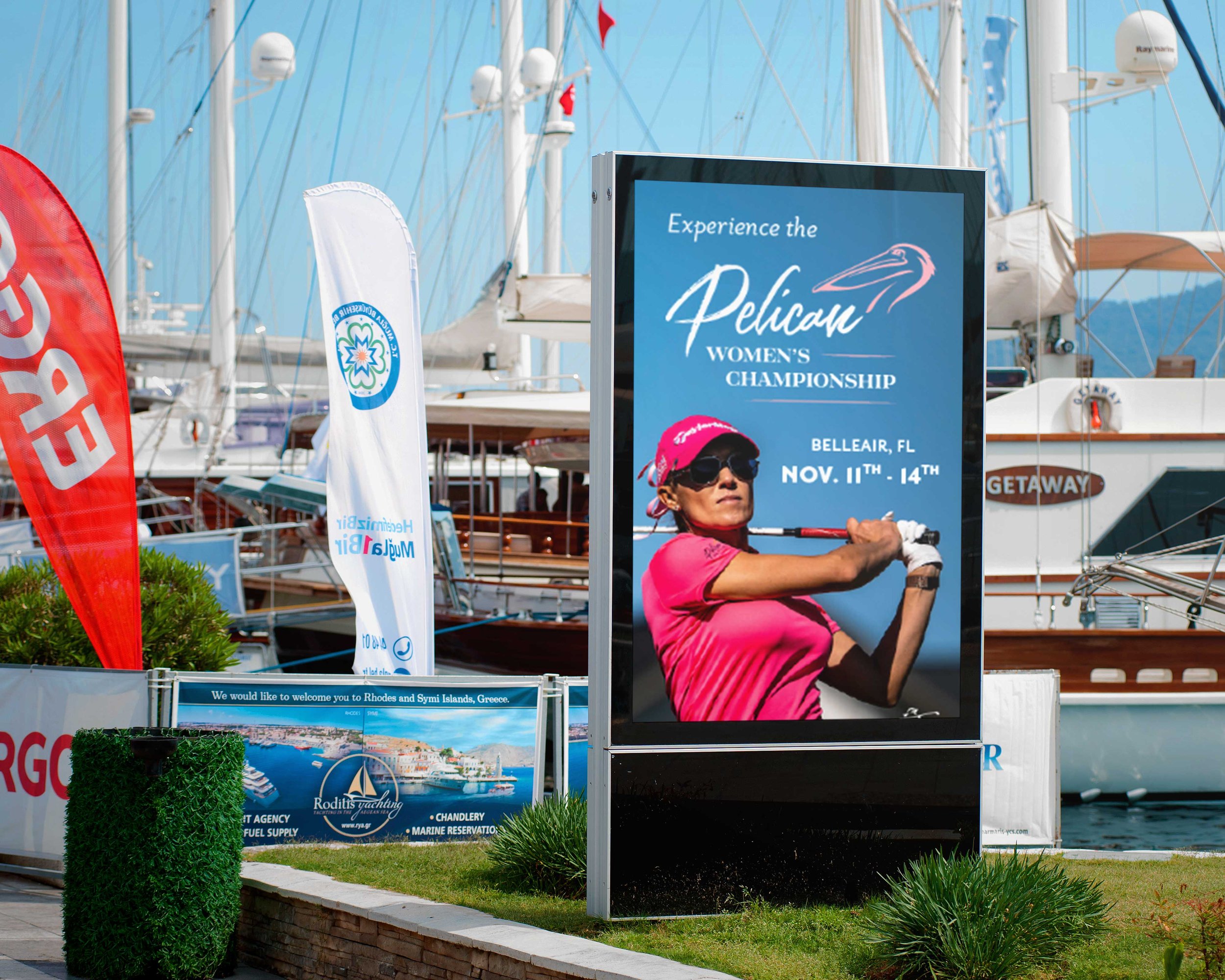  Pelican Women's Championship event advertisement poster. 