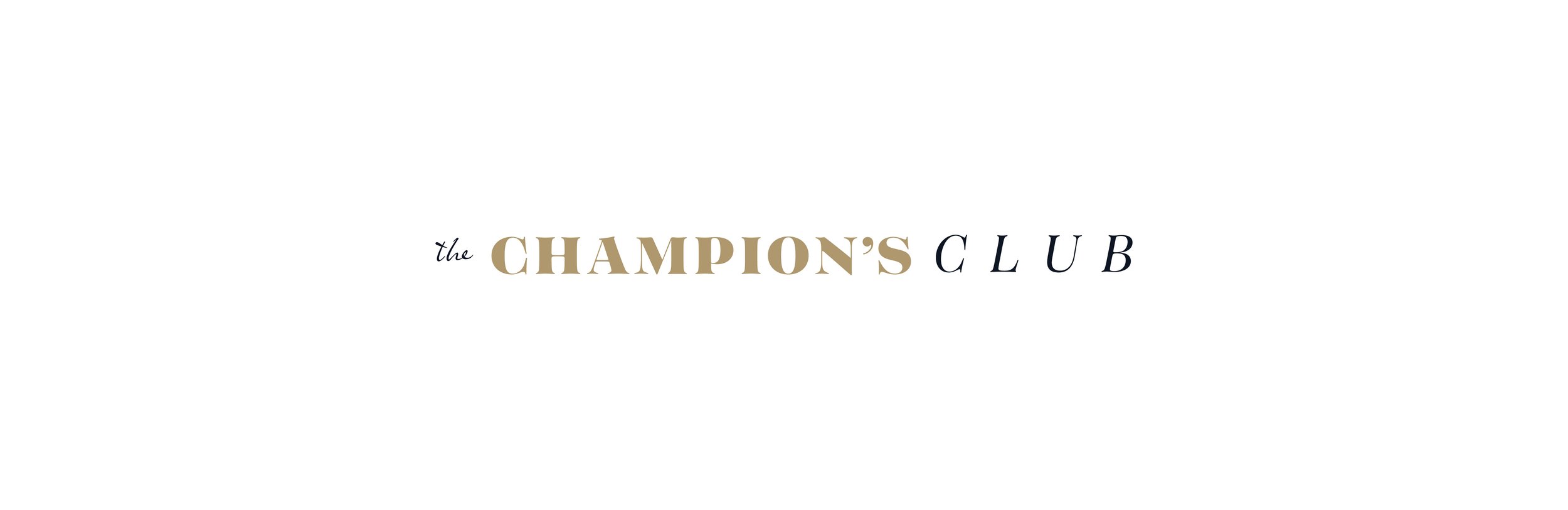  The Champions Club at Pelican Golf Club Pelican Women's Championship typeface. 