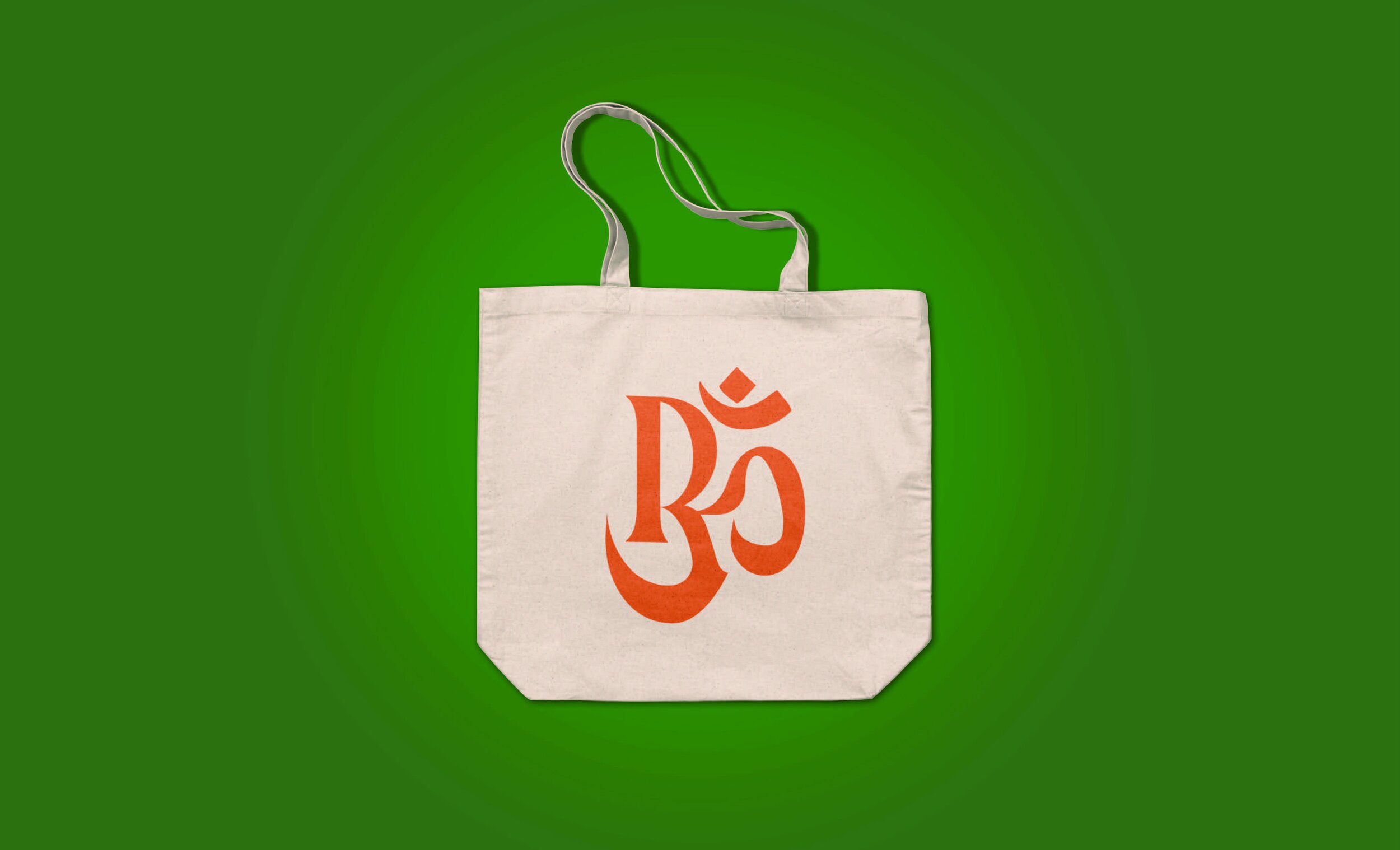  Raw Roots Turmeric tote bag with logo. 