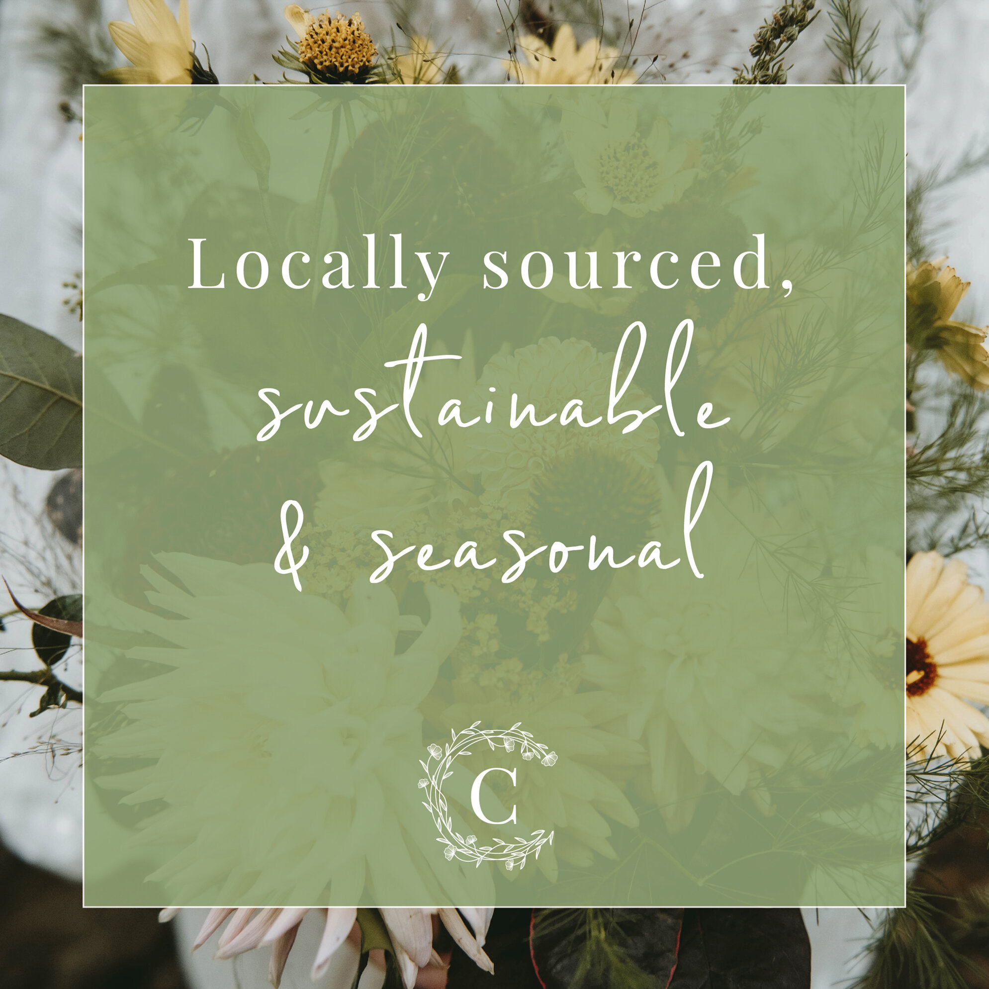 Sustainable Wedding flowers