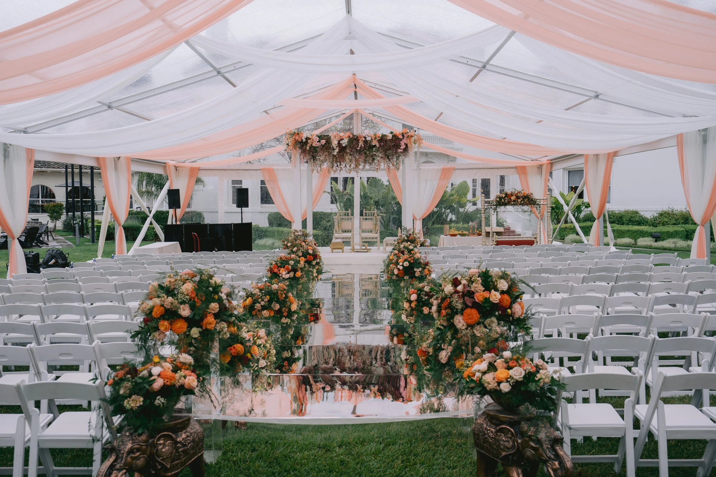 Manisha & Akash's wedding ceremony at Hayes Mansion