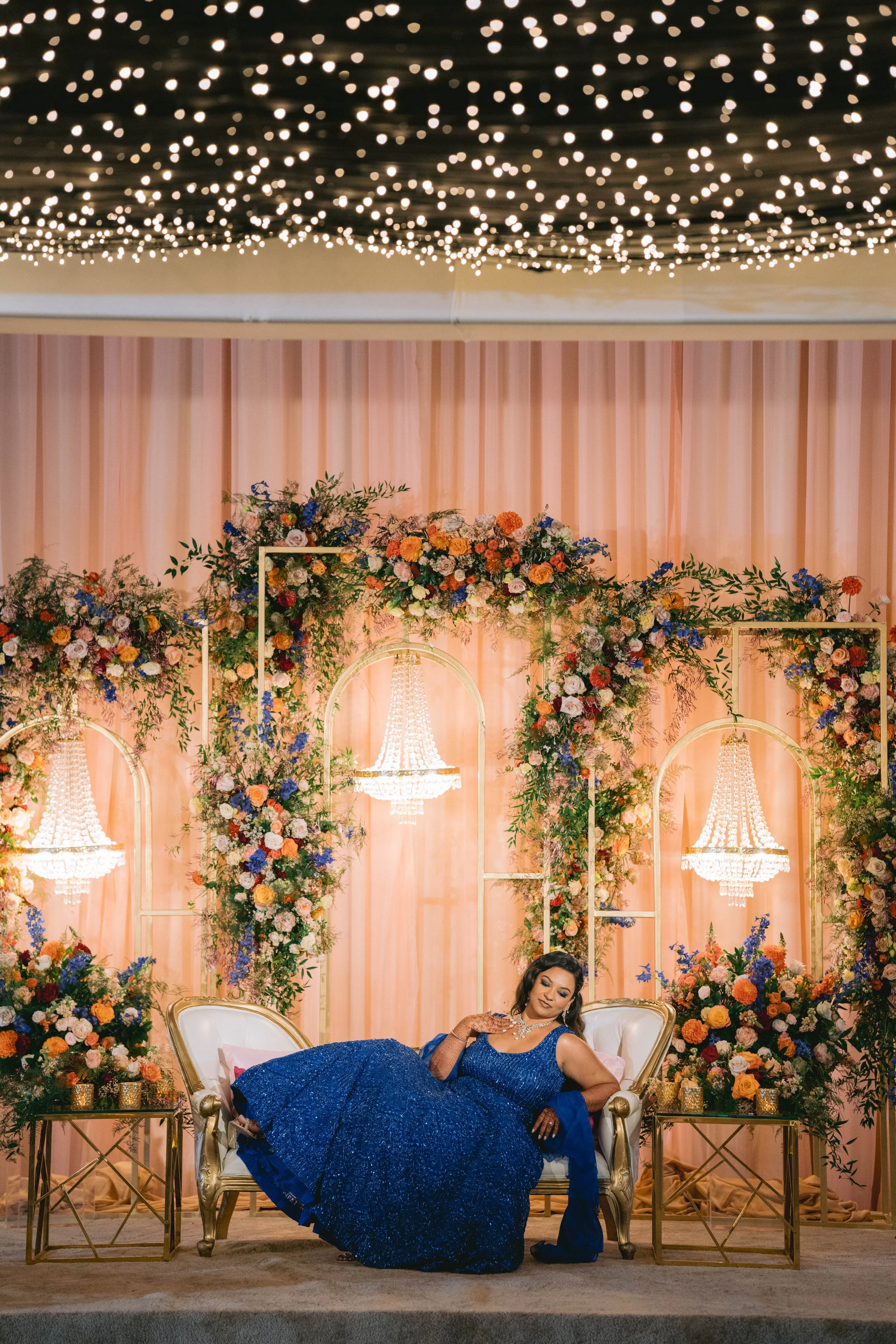 Manisha & Akash's reception at Hayes Mansion