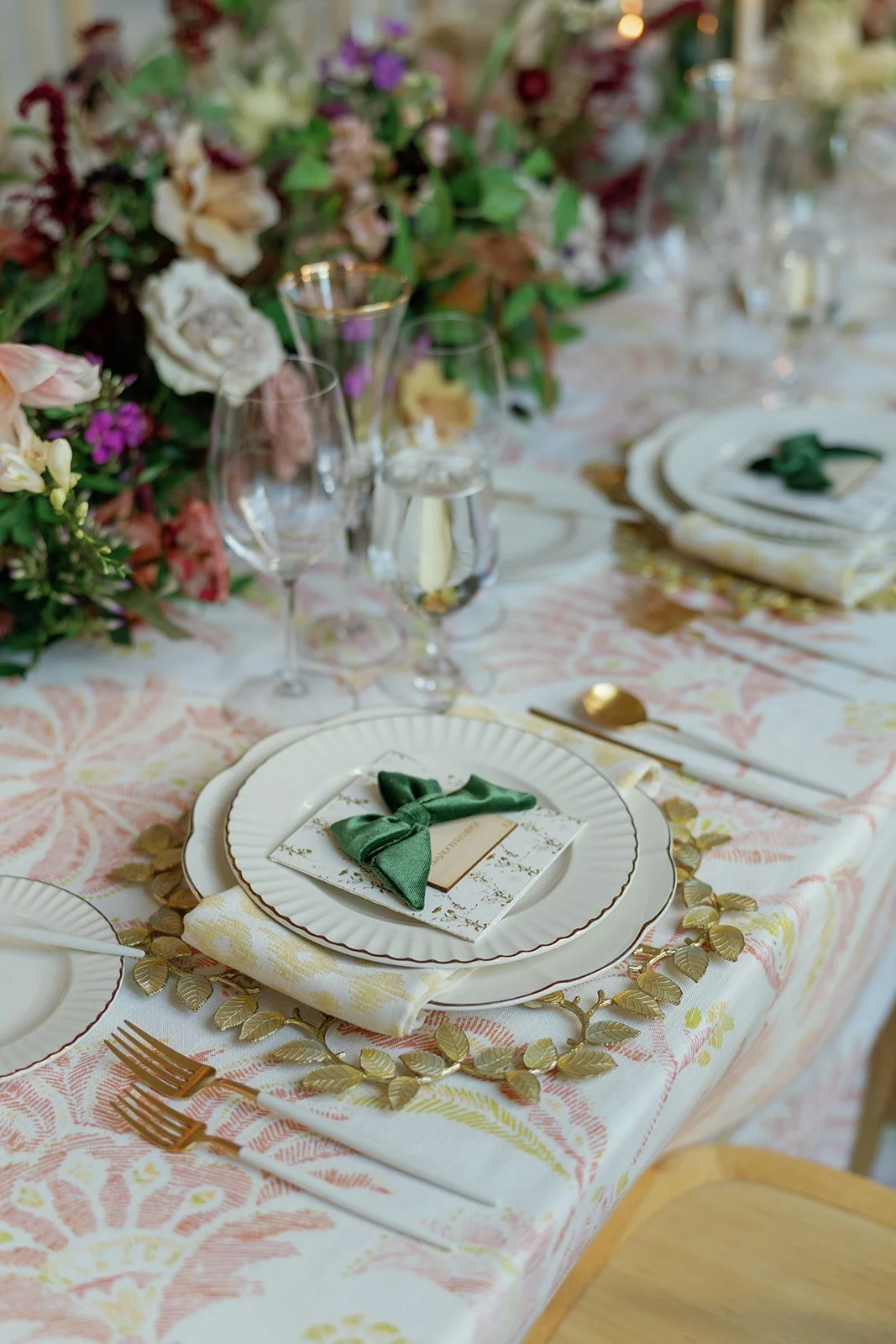 wedding reception floral