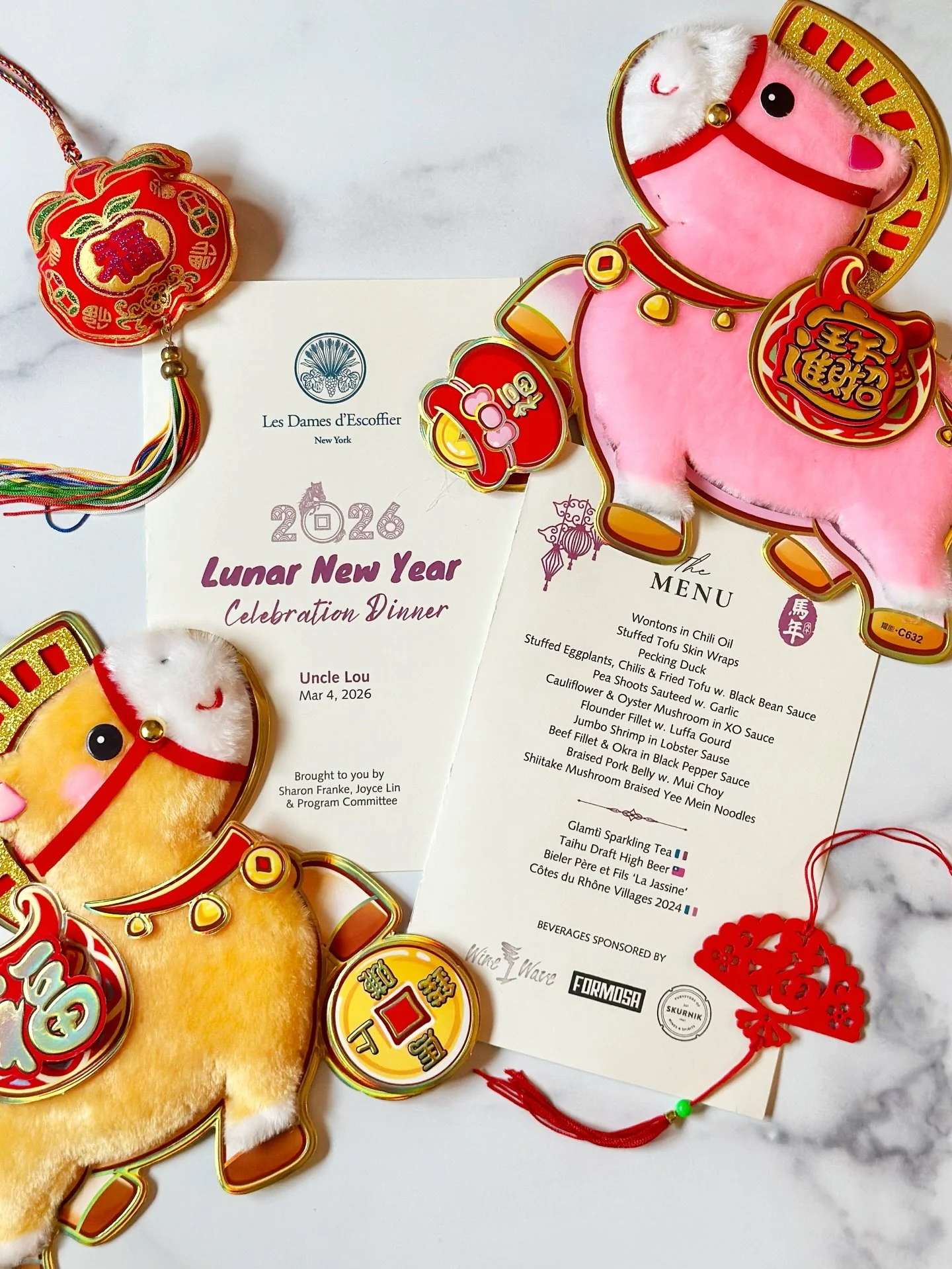 ✨ Ringing in the Lunar New Year with Food, Wine, and the LDNY Community 🧧🥂

Hosting the LDNY Lunar New Year Dinner with Sharon again was a true joy. Together, we visited Uncle Lou to taste the menu and select dishes that symbolize the spirit of the