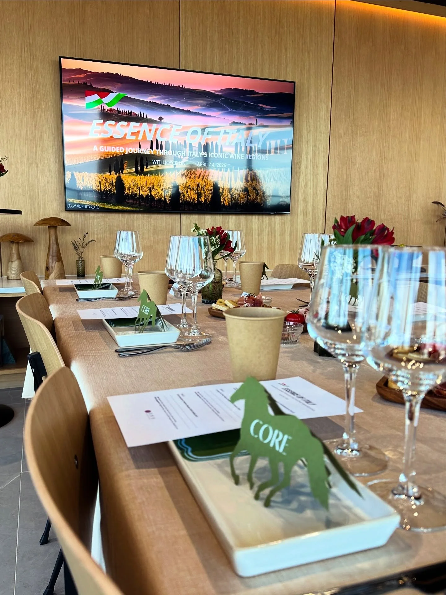 6 Iconic Italian Wines, One Unforgettable Corporate Tasting Experience 🇮🇹🍷✨

Two weeks ago, I had the pleasure of leading a private wine tasting for Jade Century Property&rsquo;s networking event, an afternoon dedicated to exploring the essence of