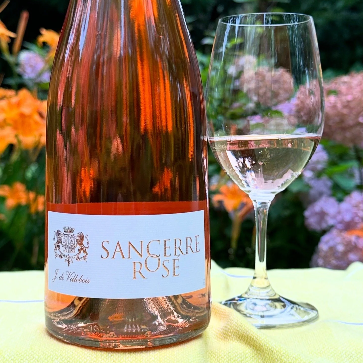 J.de Villebois Sancerre Rose By Joyce Lin, Top Rosé to sip on this summer