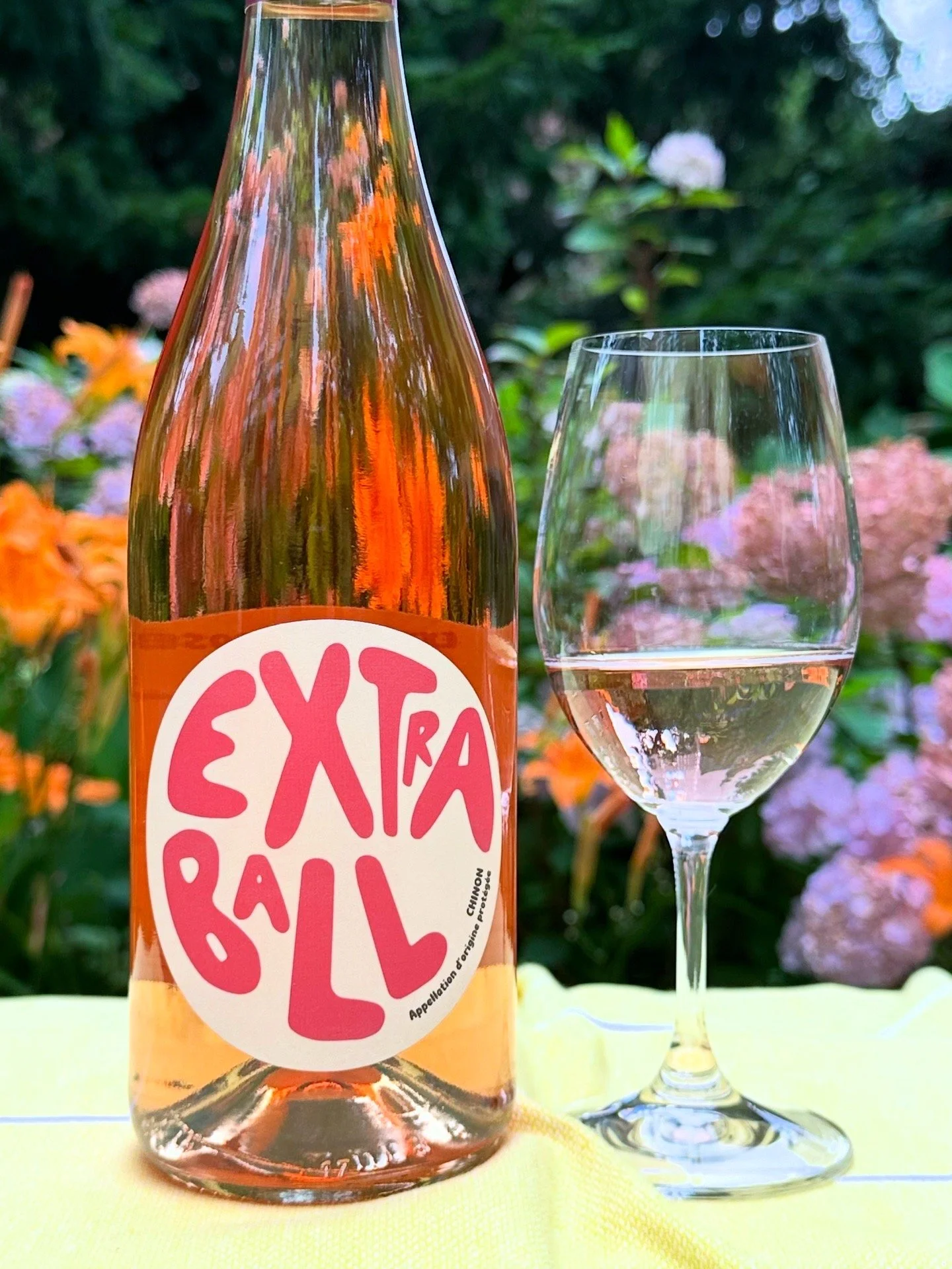 Domaine Grosbois Extra Ball Chinon Rose made by 100% Cabernet Franc from France Loire Valley