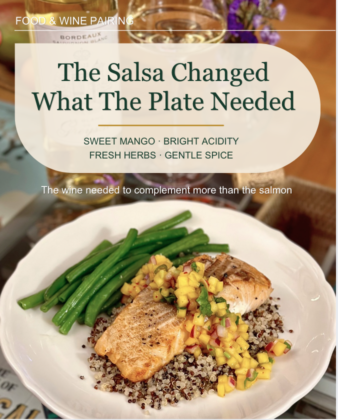 Why mango salsa change the way we look at wine pairing