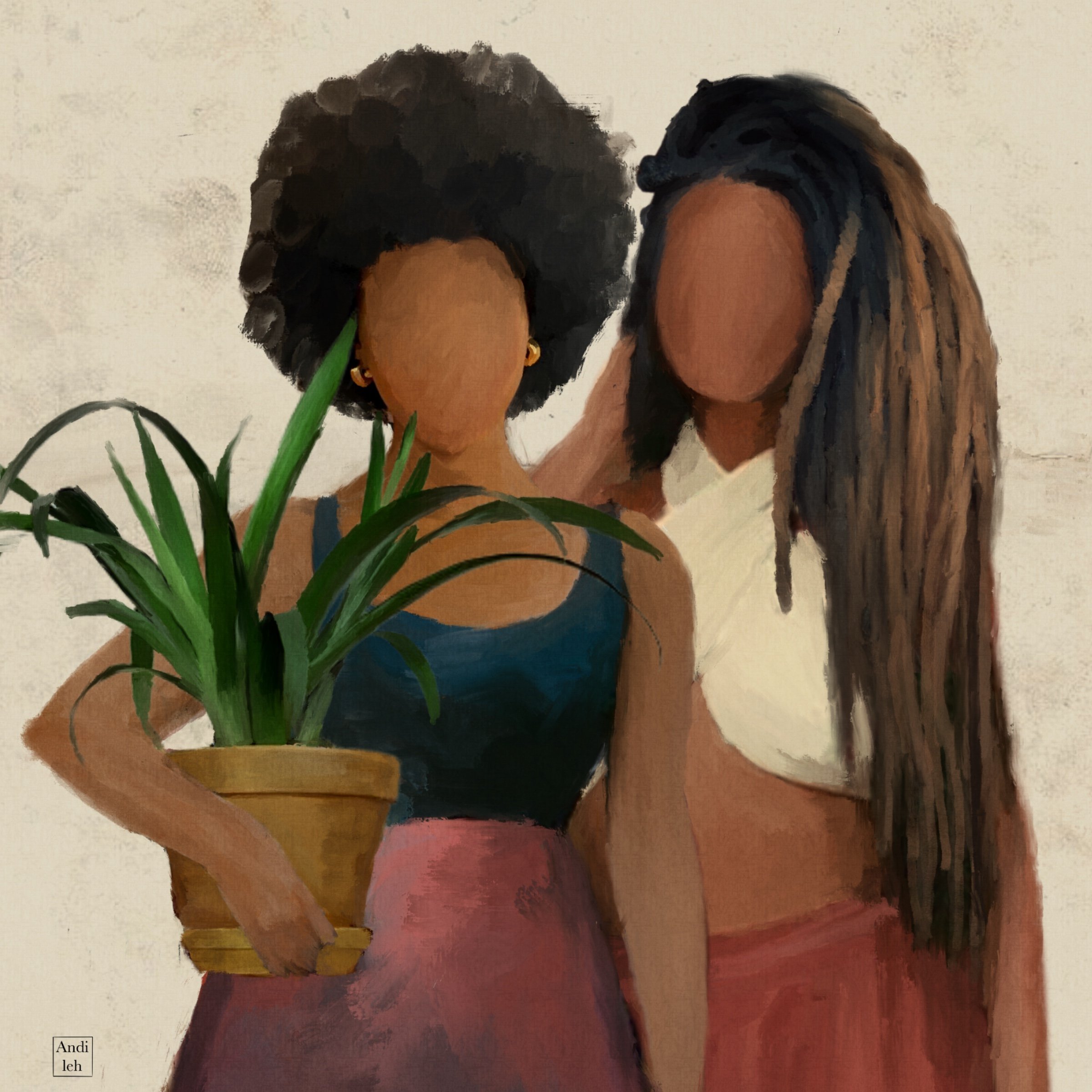 nos-voix-collectives-two-women-portrait-plant-symbolism.jpg