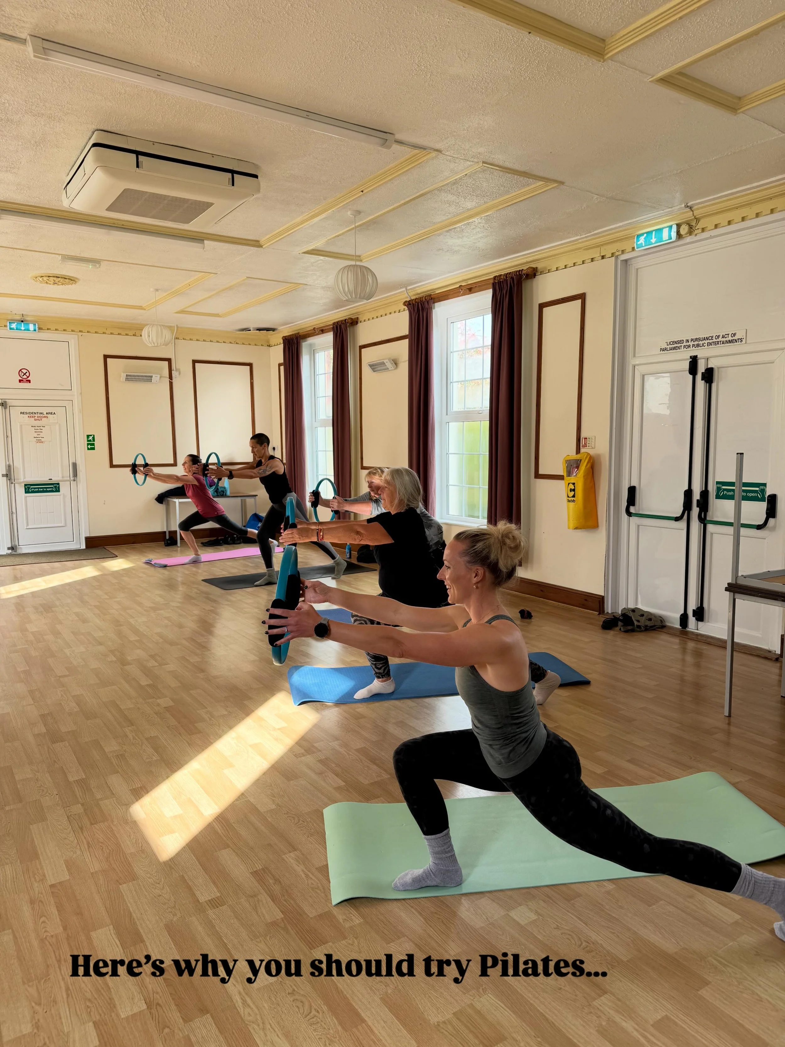 Pilates Classes 🤸🏼

If you have been thinking of joining a Pilates class for a while but feel nervous to join, don&rsquo;t be 🙂

My classes are a space to come and learn about your body, build strength, improve mobility but most importantly have a