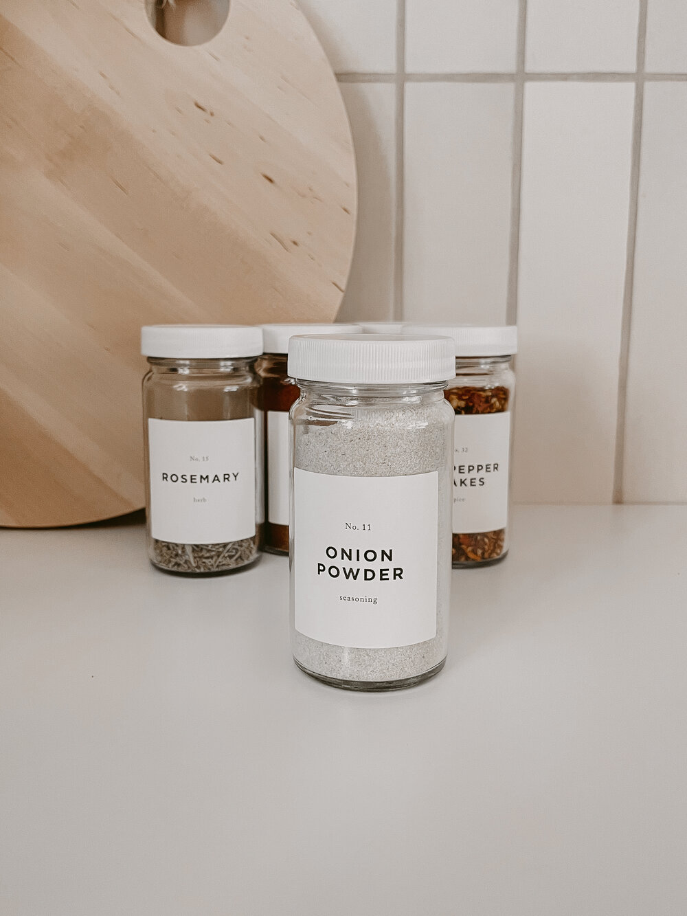 Printed Modern Spice Labels — Greenhaus Market