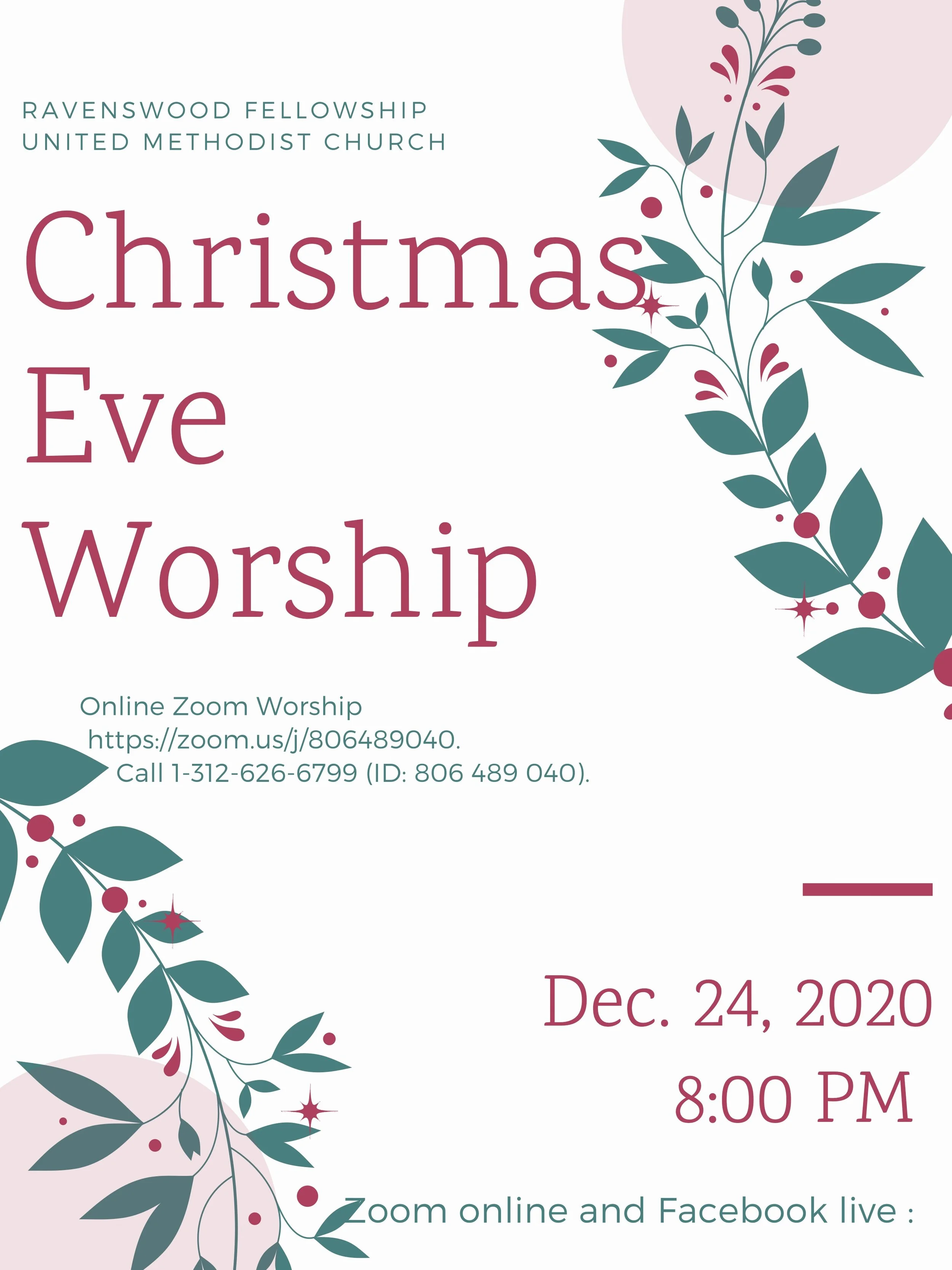 Circle Newsletter — Ravenswood Fellowship UMC