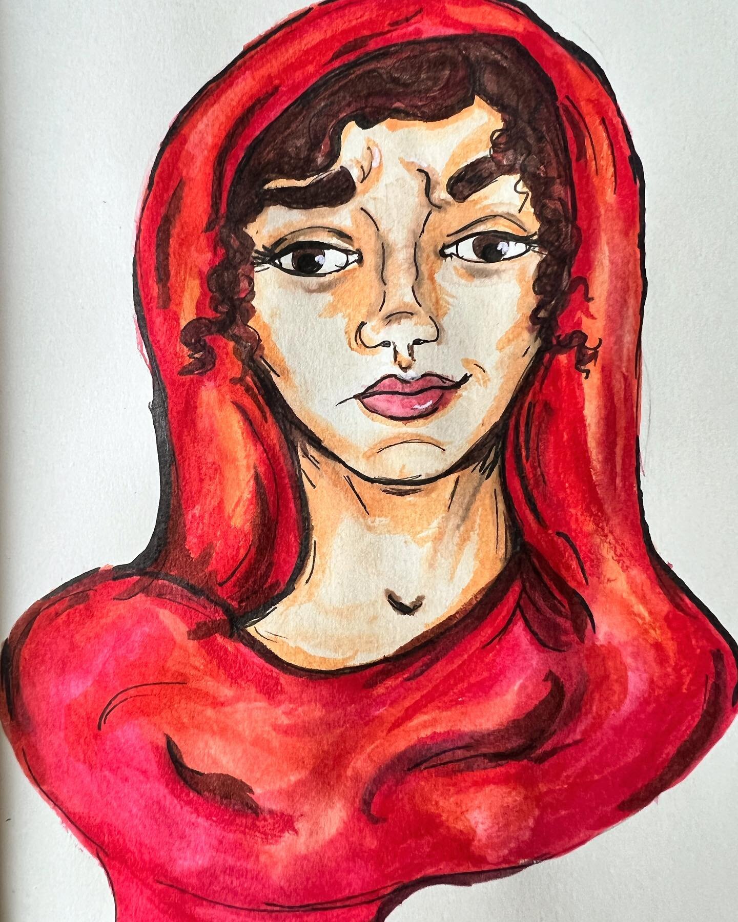 Been experimenting more with #ink and #watercolor and I&rsquo;m loving the results. It&rsquo;s been a journey finding the mediums that best fit my style! This is my favorite part of visual arts: the experimenting and the permission to fuck up. I can&