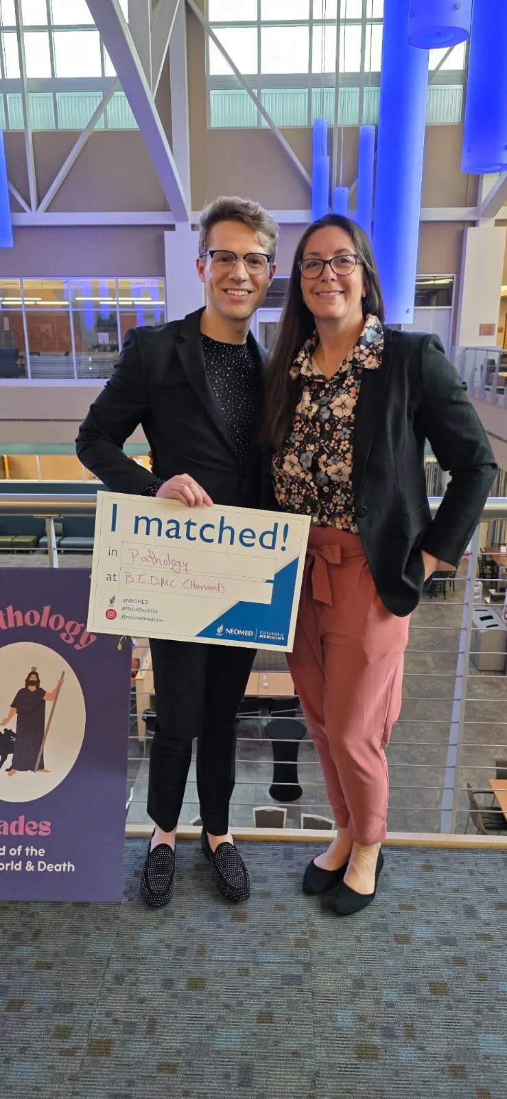 Match Day 2026: M.D. / Ph.D. candidate Nick Osborne matched into pathology at Beth lsrael Deaconess Medical Center at Harvard!