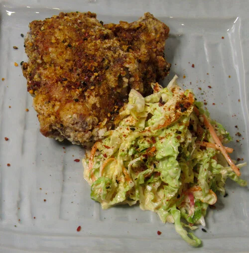 Togarashier &amp; Umamier - Fried Chicken &amp; Ginger Slaw