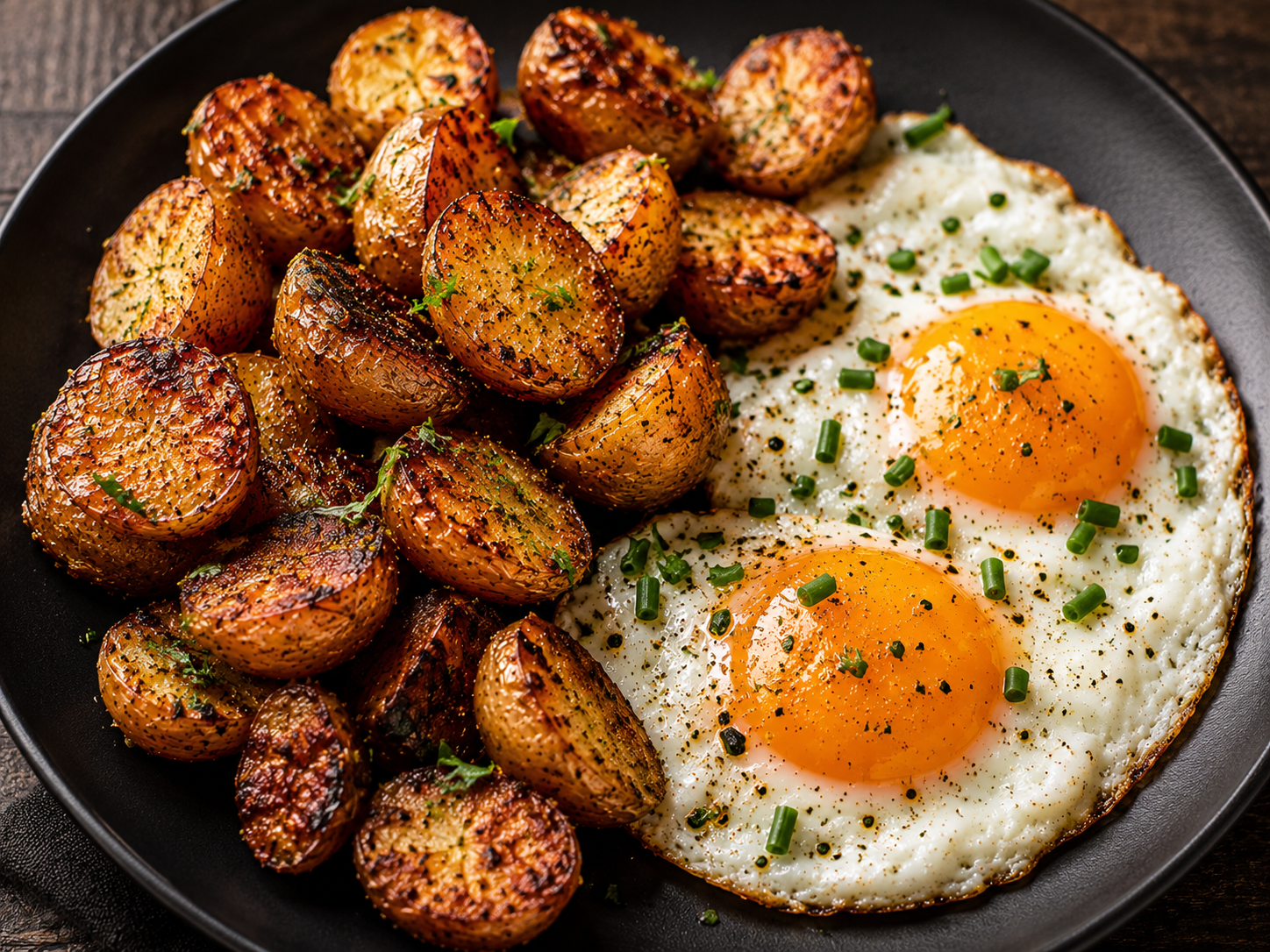 Happy Camper Crispy Potatoes and Eggs