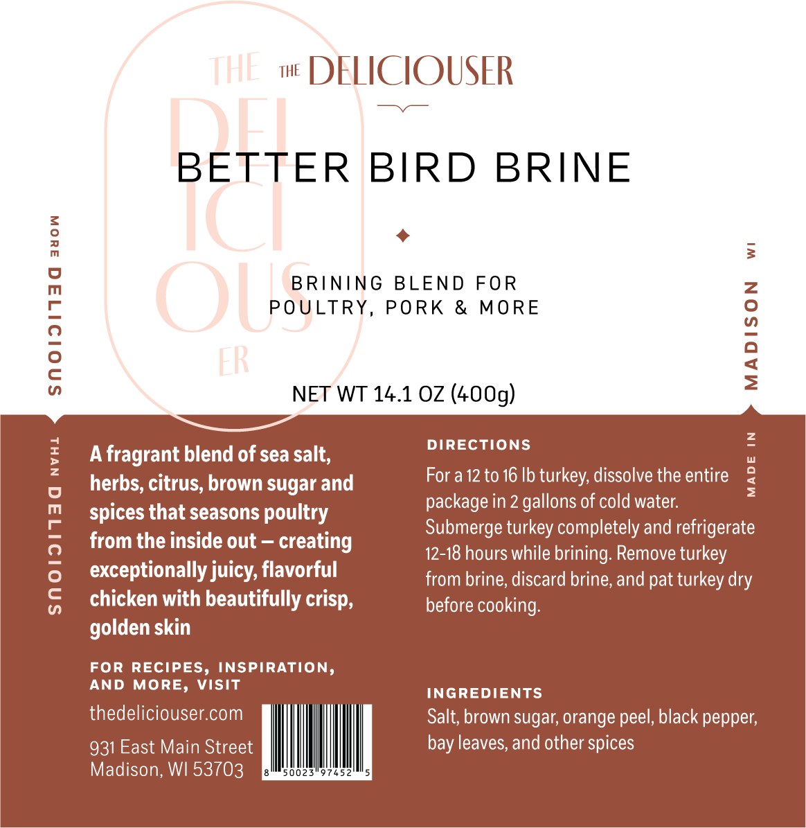 Better Bird Brine - Buttermilk Chicken
