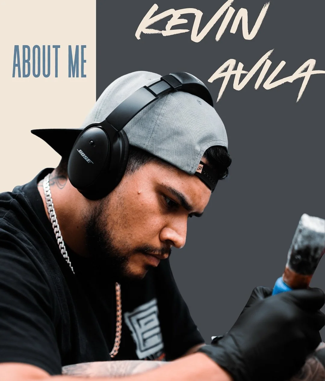 MEET OUR ARTIST ✍🏻

@kevinavila_tattoos 

&ldquo;Kevin has been tattooing for 9 years, specializing in black and grey work that ranges from micro realism to large-scale pieces.

Outside the studio, he&rsquo;s usually drawing, riding his motorcycle, 