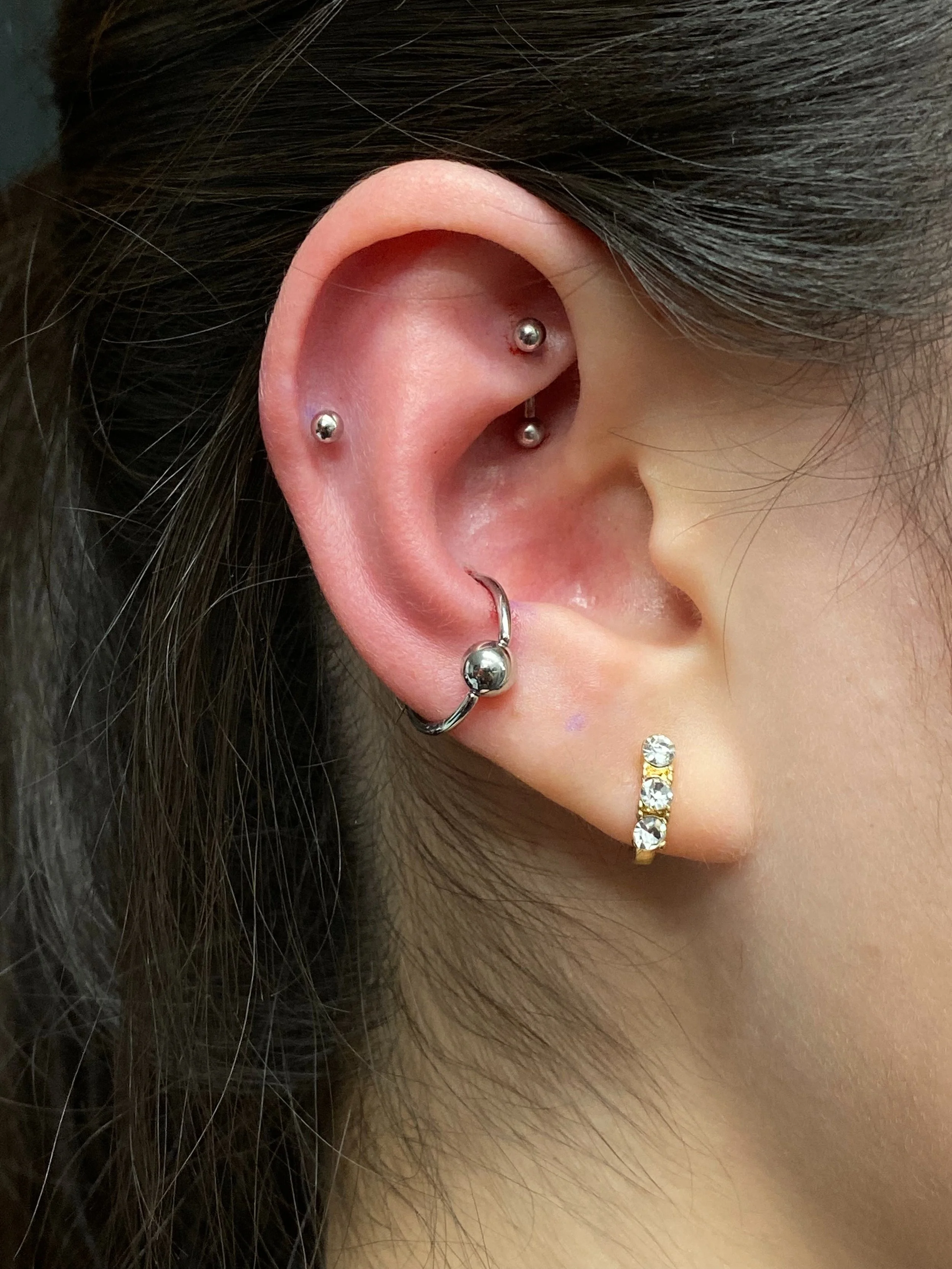 you can never go wrong with a new cartilage piercing - rook and conch piercing done with us 👂🏻✨

JUST AS A REMINDER : 

WE HAVE THURSDAY PIERCING SPECIALS &mdash; EVERY THURSDAY 

surgical steel jewelry is included, $30 per hole - 
valid on all pie